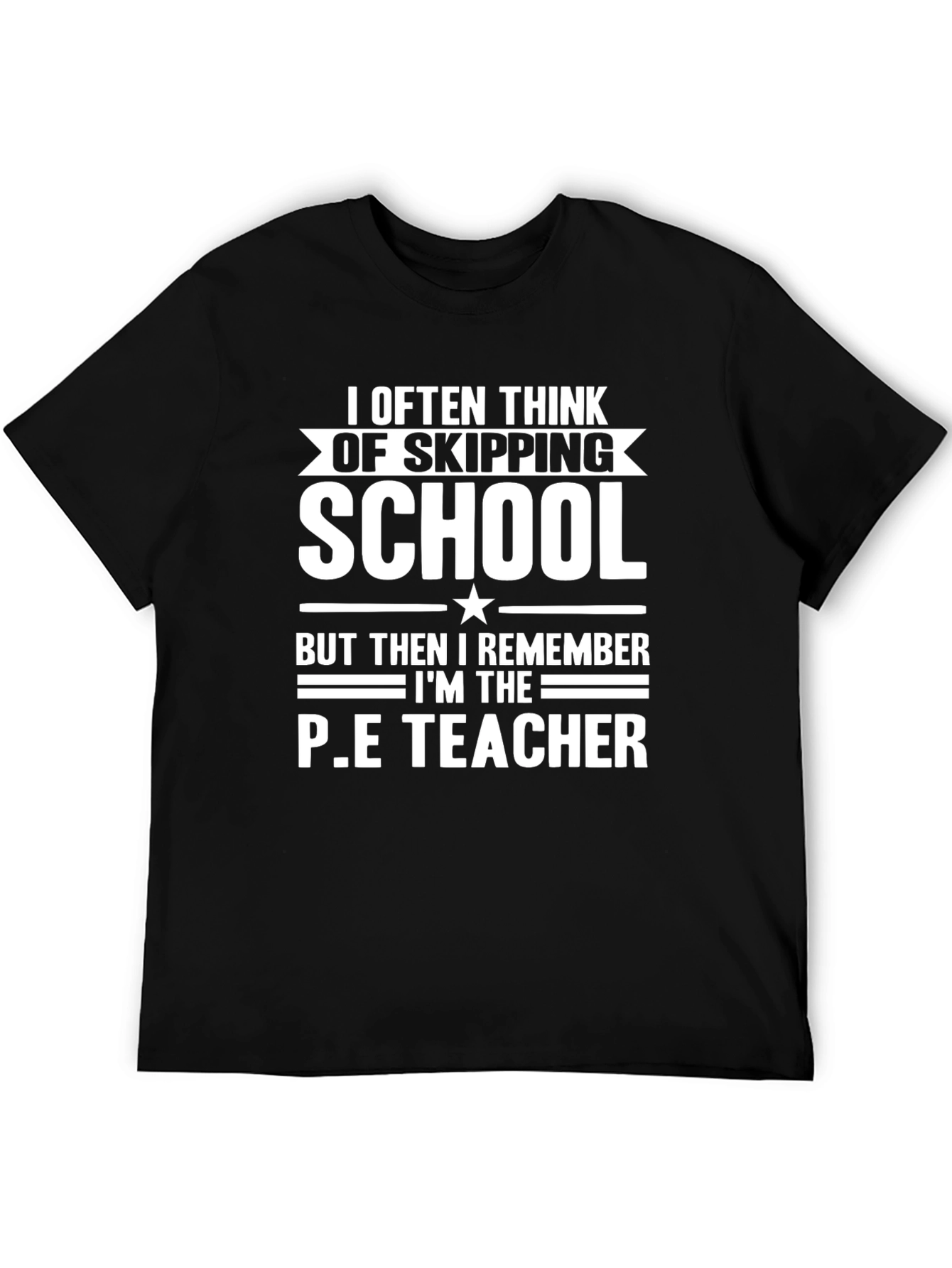 Funny P.E. Teacher Graphic T-Shirt