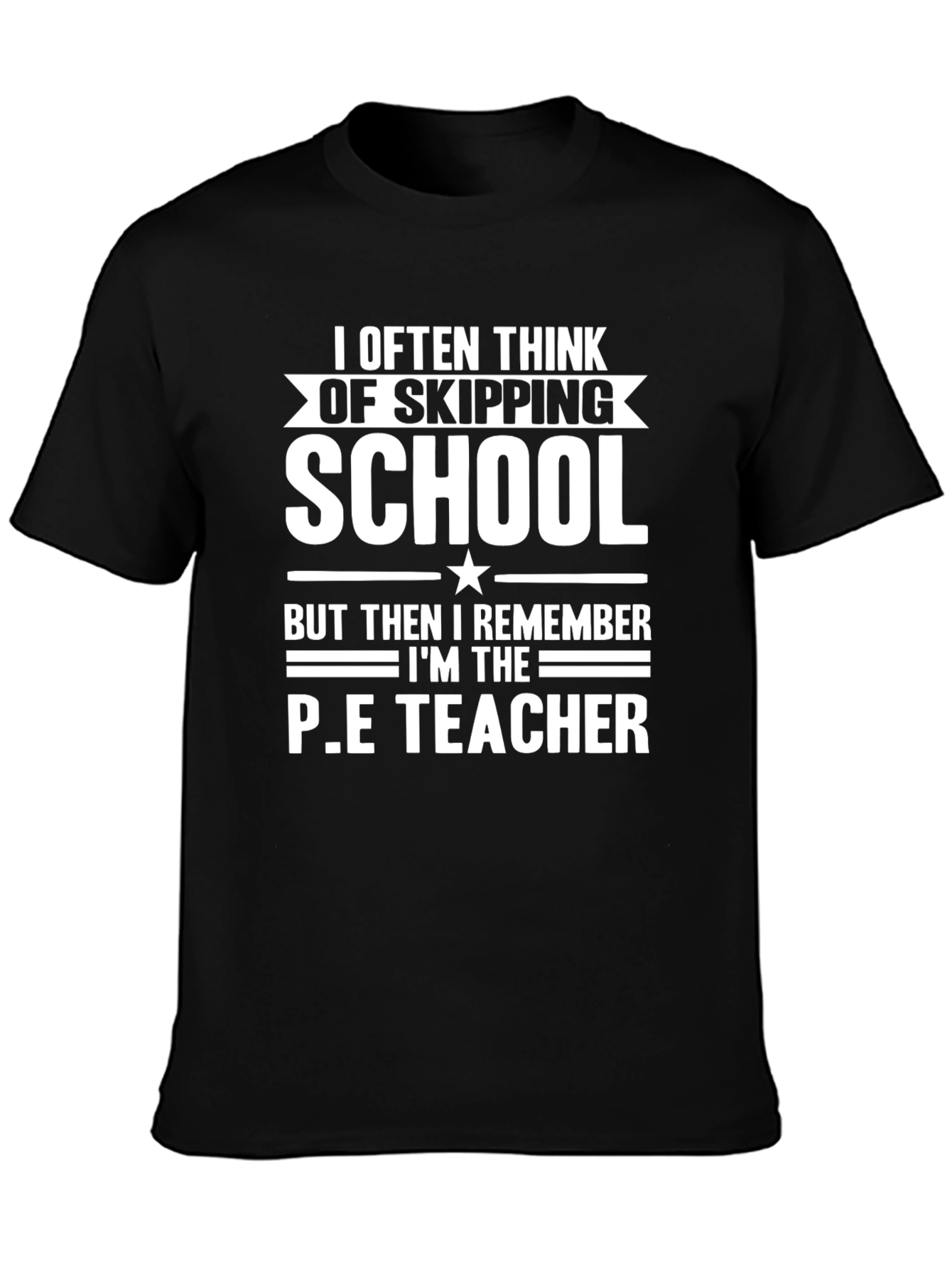 Funny P.E. Teacher Graphic T-Shirt