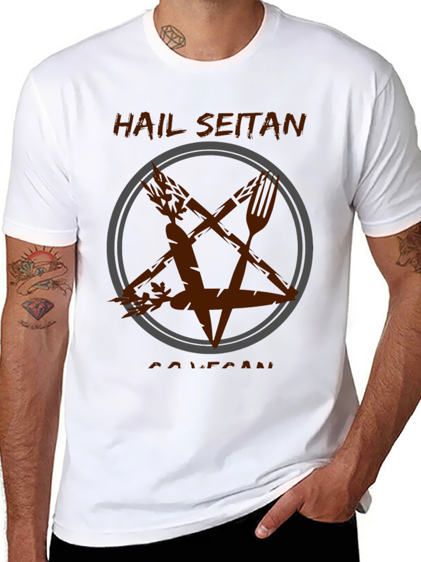 Hail Seitan Vegan T-Shirt