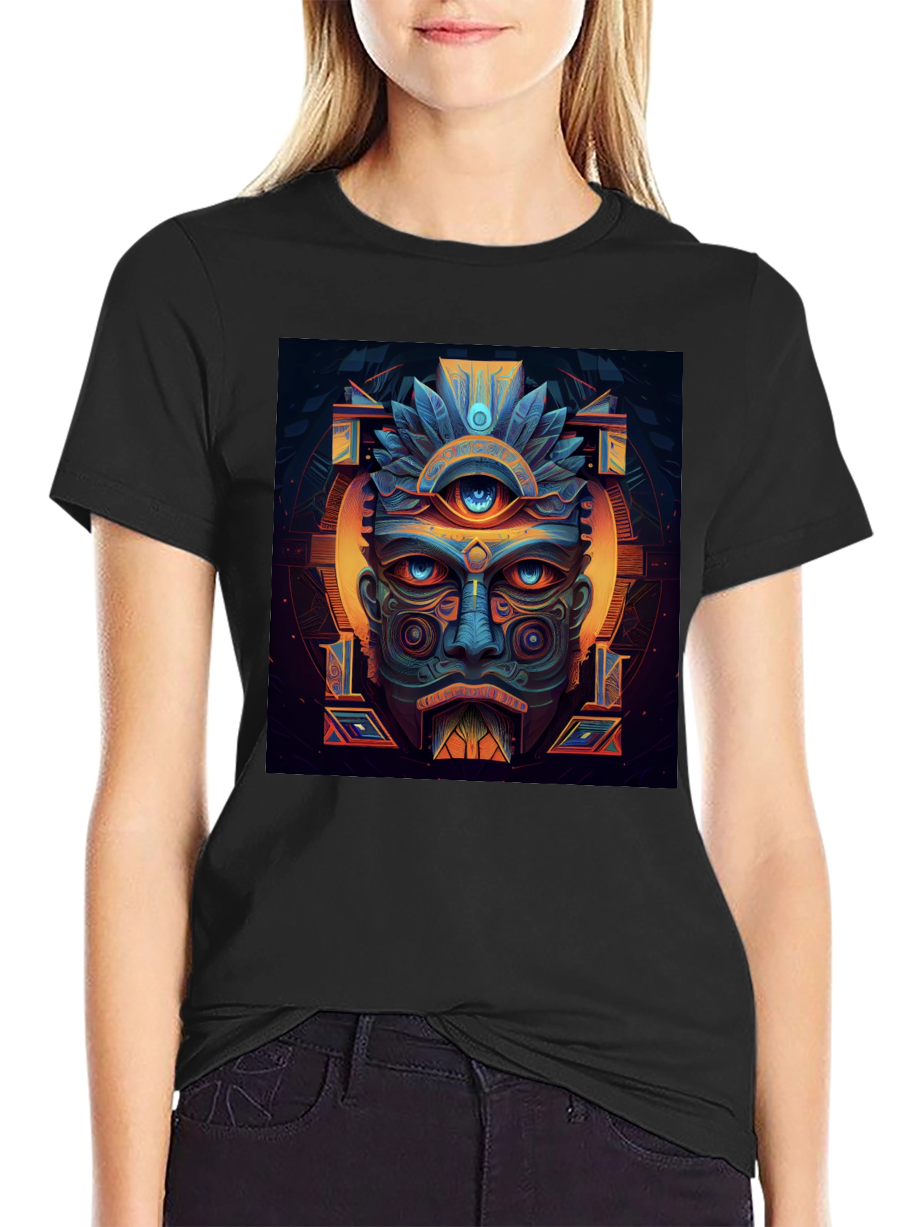 Mystic Mayan Art T-Shirt