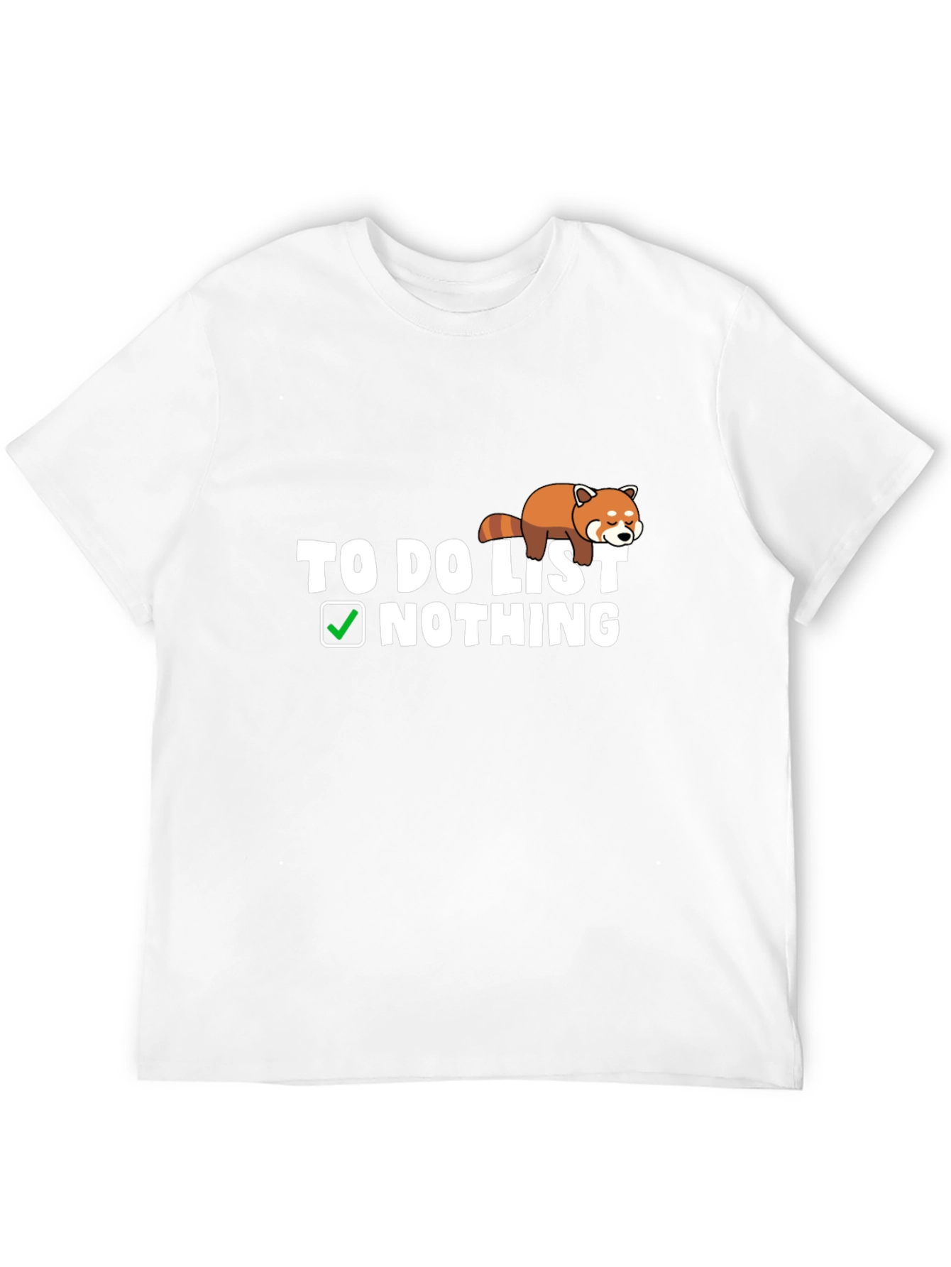 To Do List Nothing Graphic T-Shirt