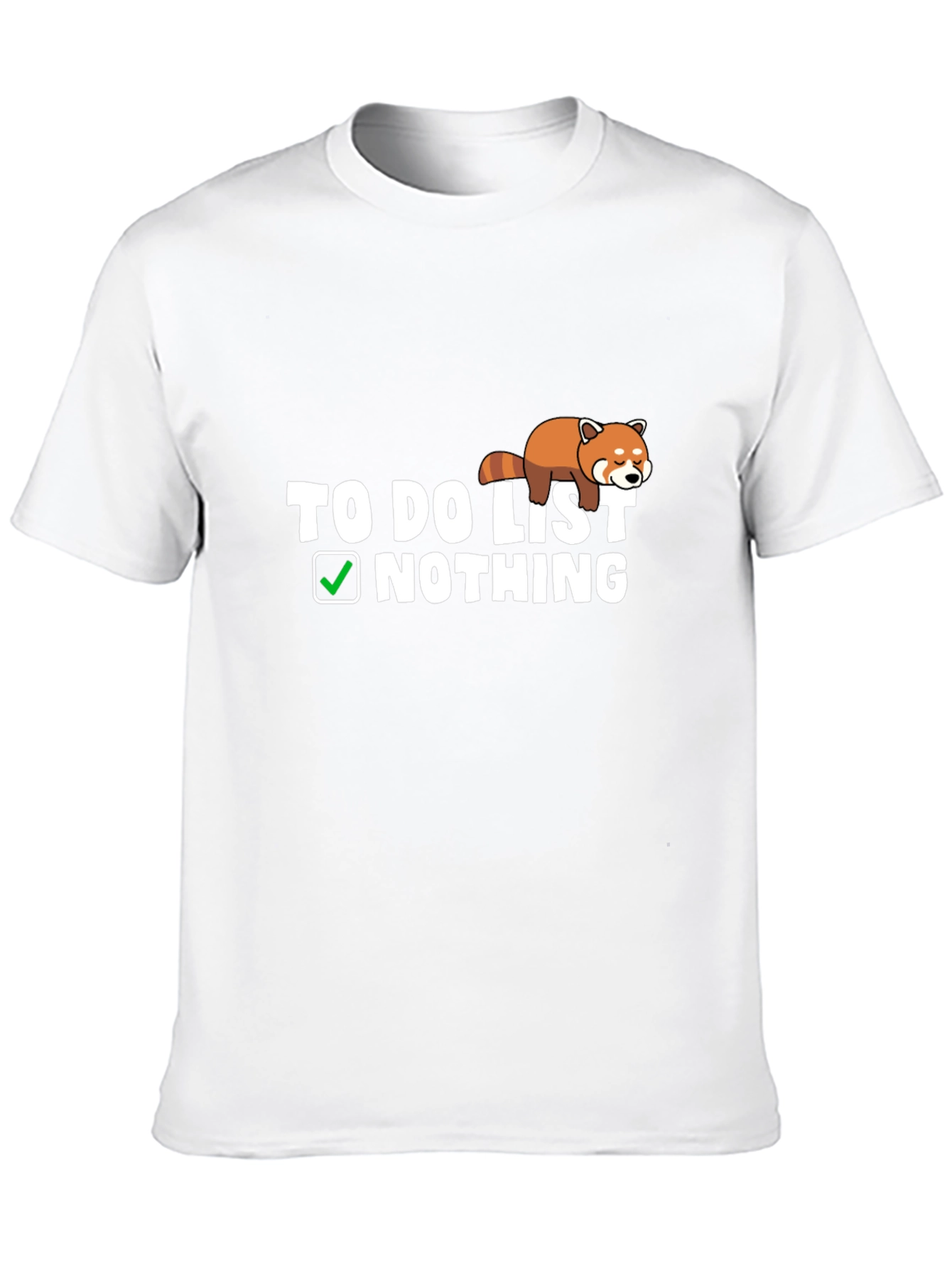 To Do List Nothing Graphic T-Shirt