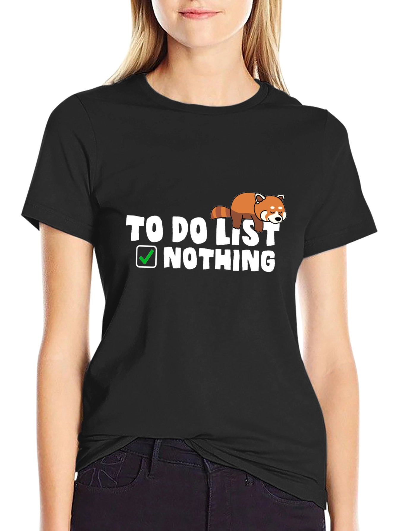 To Do List Nothing Graphic T-Shirt