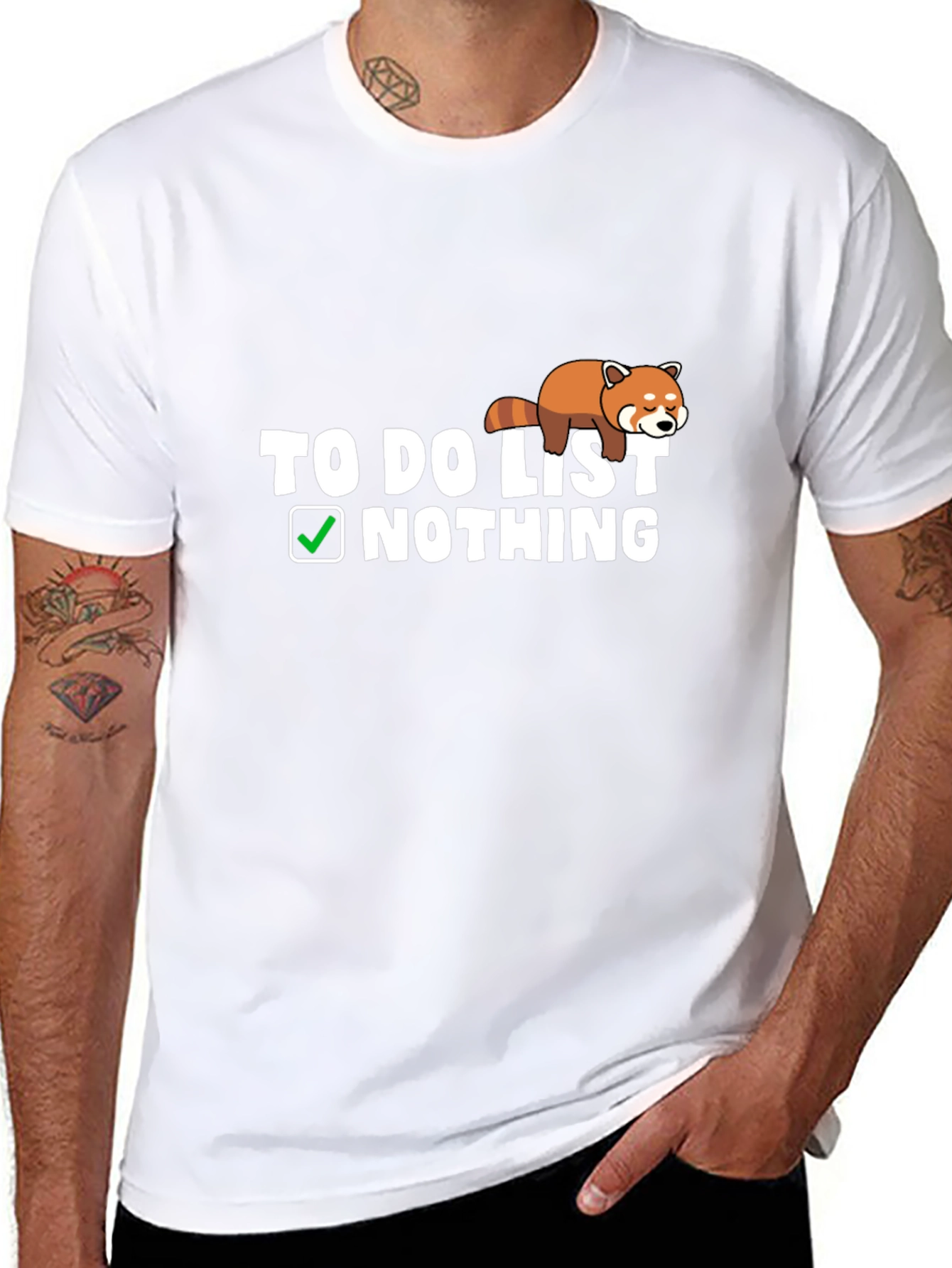 To Do List Nothing Graphic T-Shirt