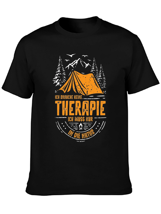 Camping Therapy Graphic T-Shirt
