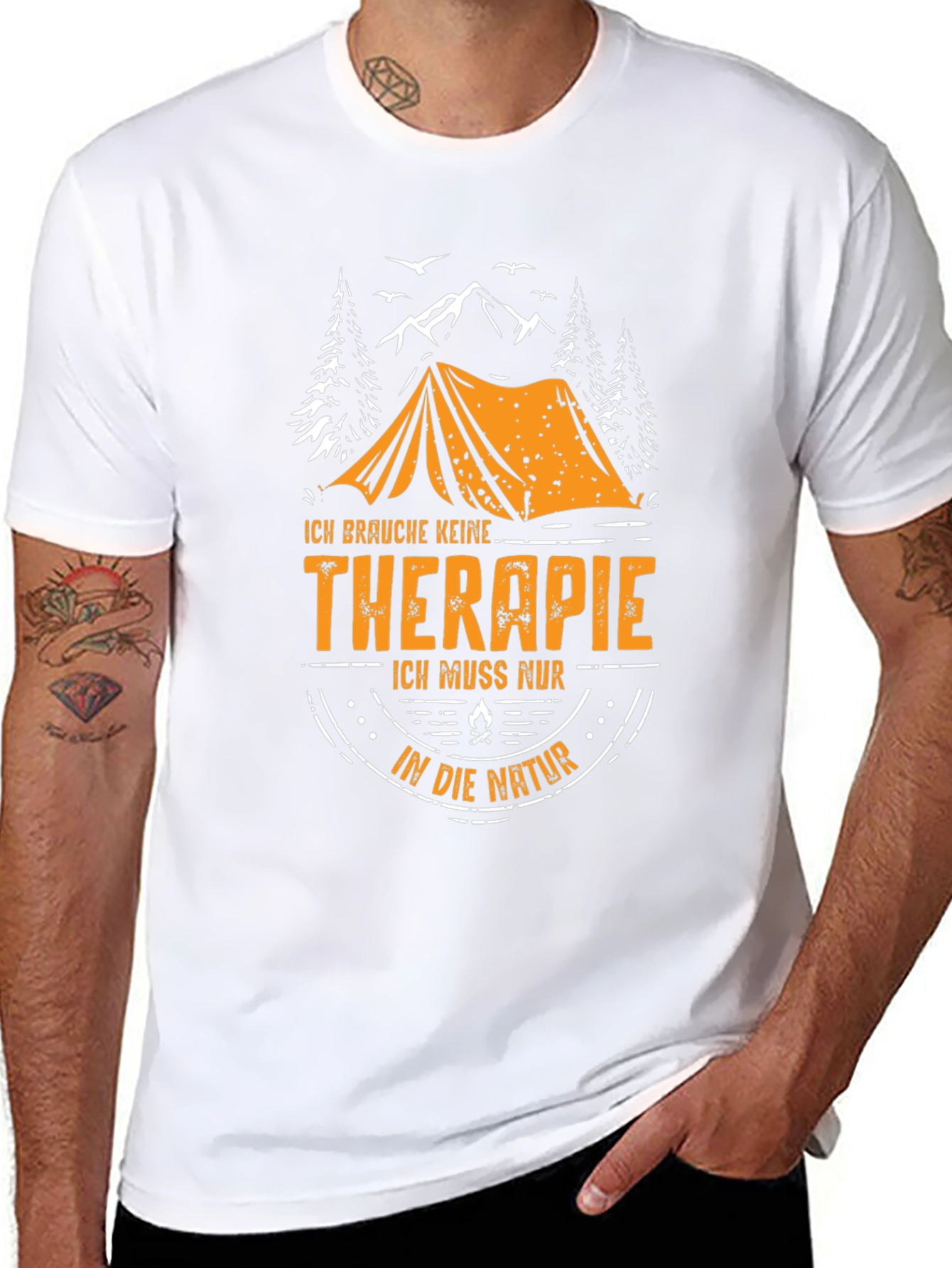 Camping Therapy Graphic T-Shirt