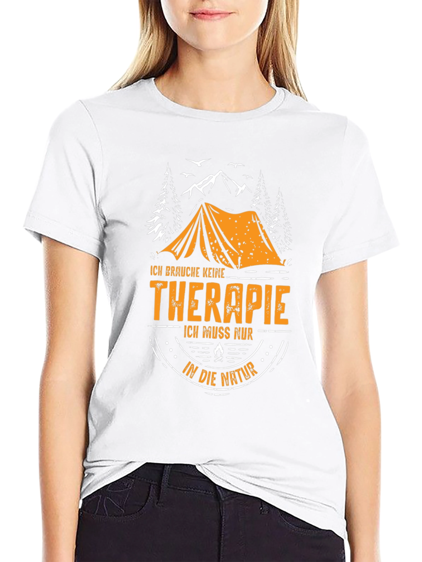 Camping Therapy Graphic T-Shirt