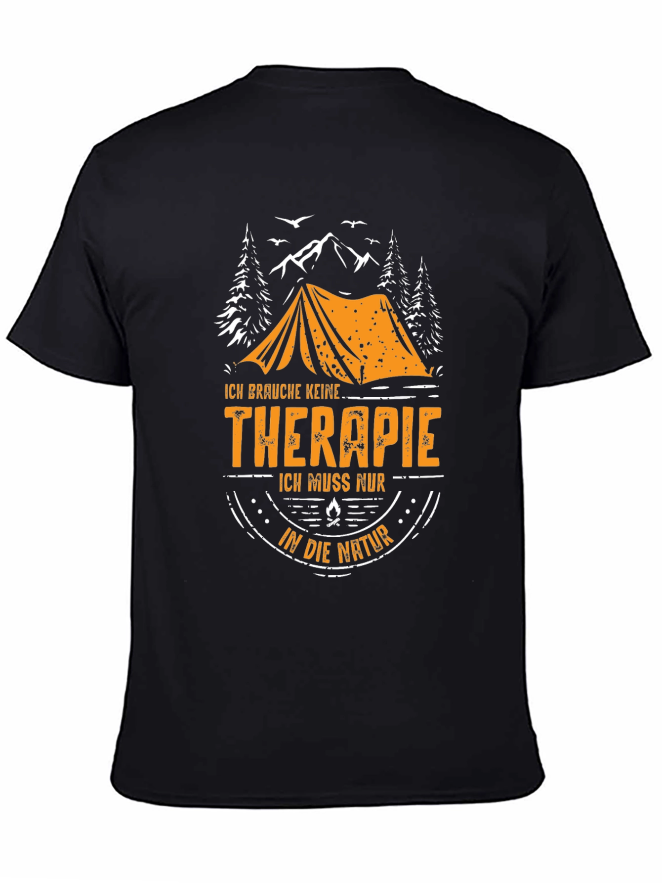 Camping Therapy Graphic T-Shirt