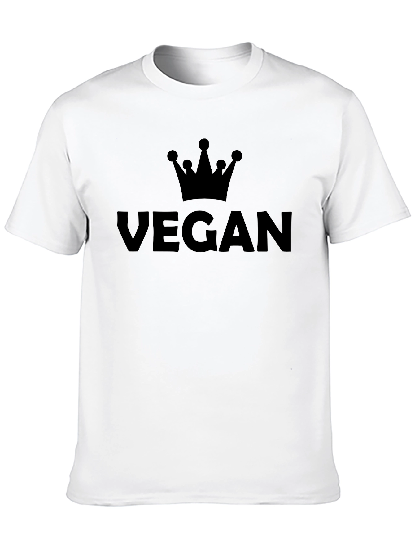 Vegan Crown T-Shirt - Stylish & Comfortable Tee