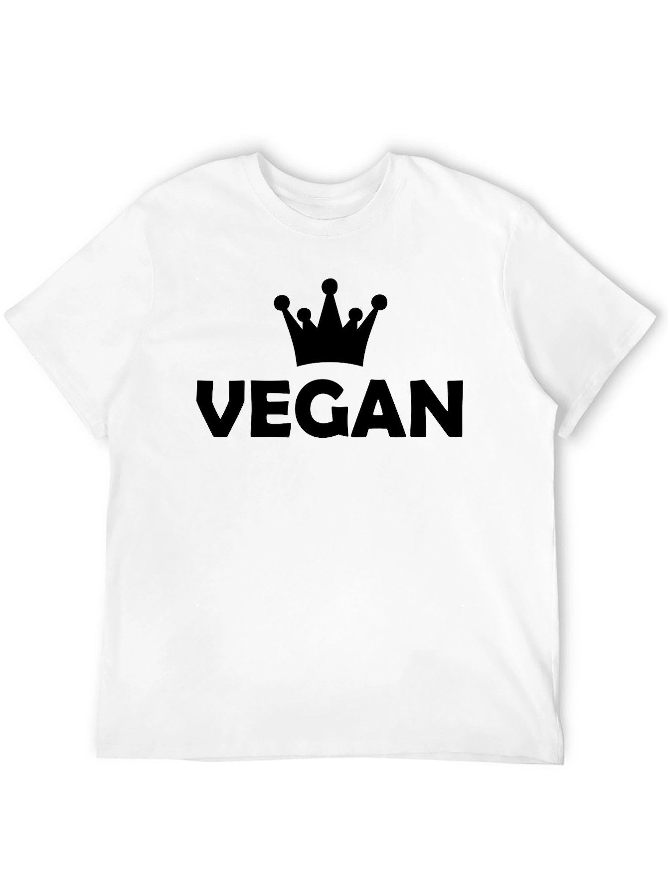 Vegan Crown T-Shirt - Stylish & Comfortable Tee
