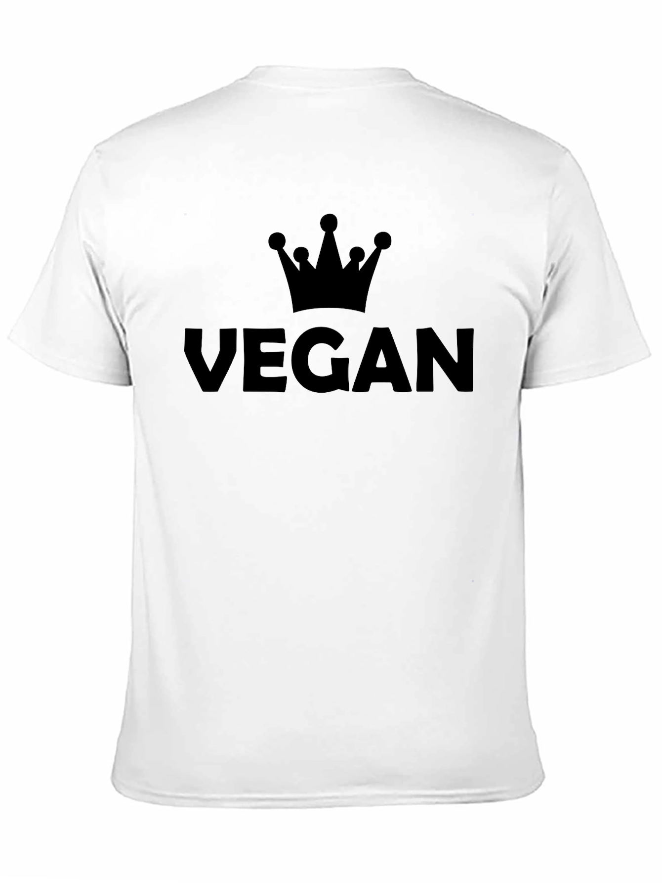 Vegan Crown T-Shirt - Stylish & Comfortable Tee