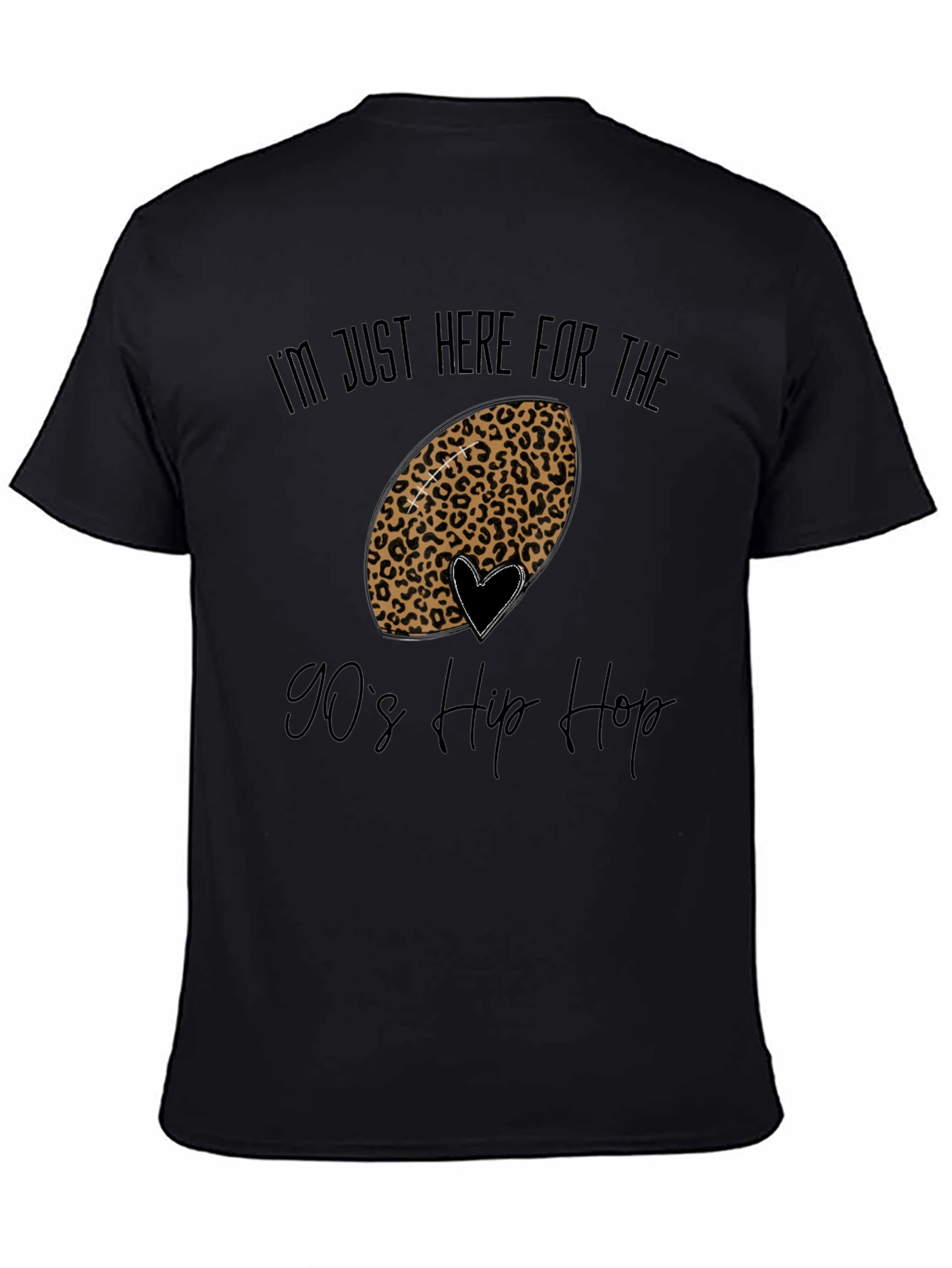 Leopard Football 90s Hip Hop Graphic Tee