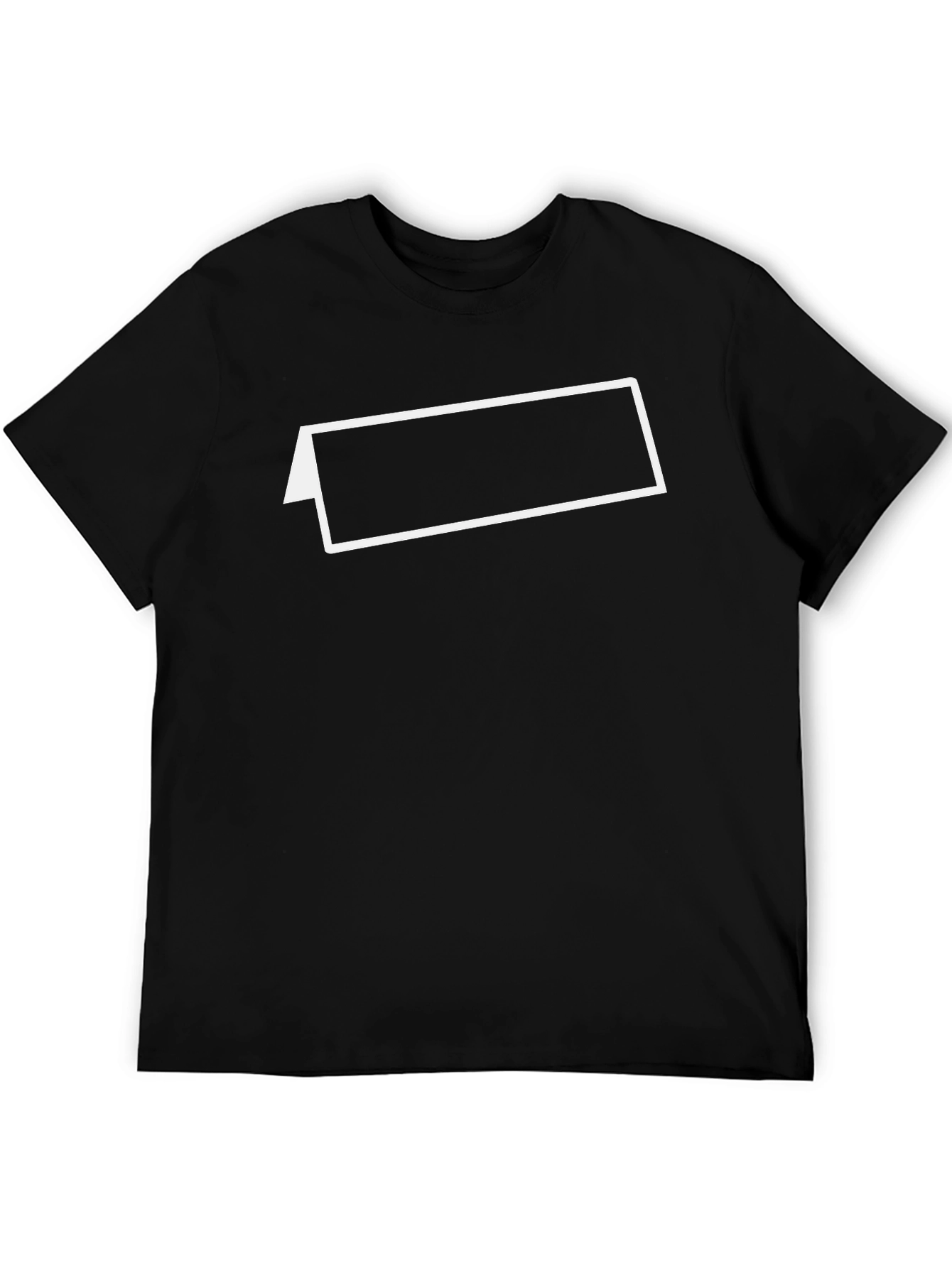 Modern Black T-Shirt with Graphic Print