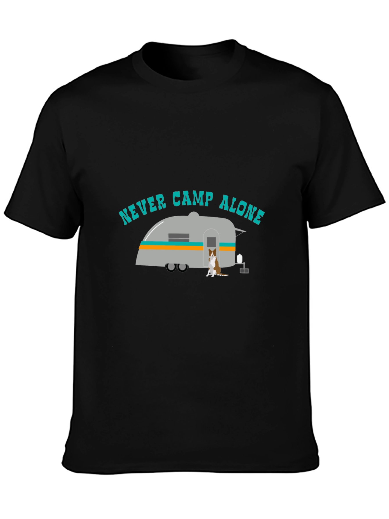 Never Camp Alone Graphic Tee