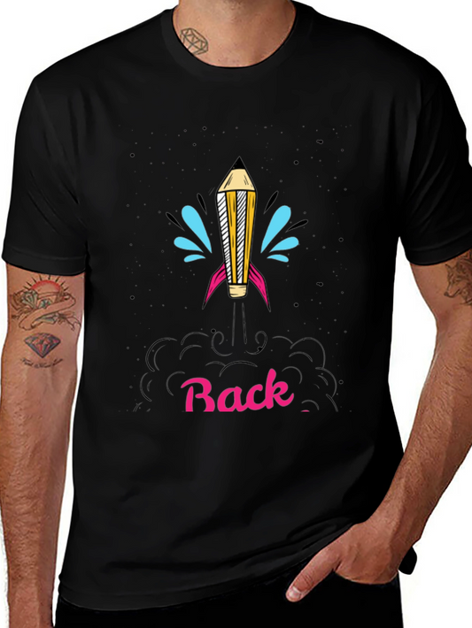 Back to School Rocket Pencil T-Shirt