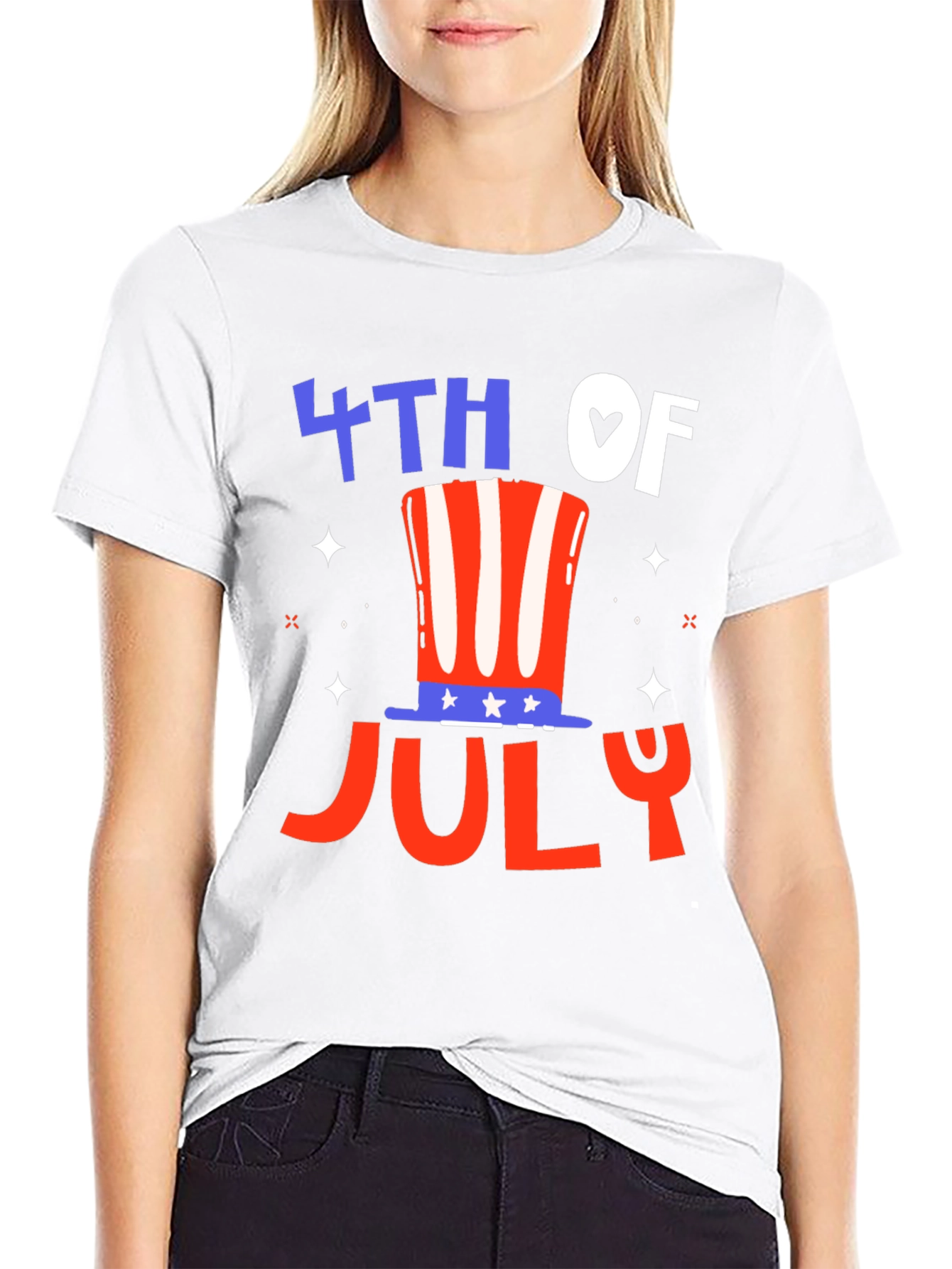 Patriotic 4th of July Graphic Tee