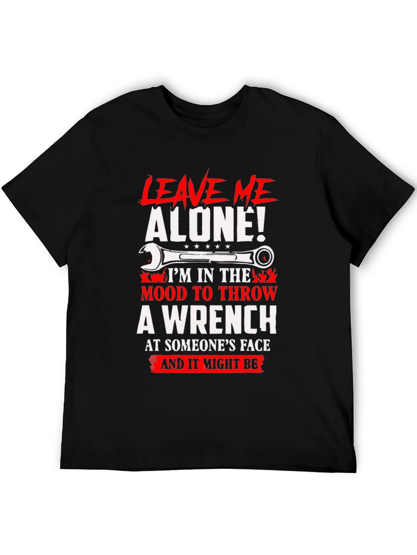 Leave Me Alone Wrench Graphic Tee