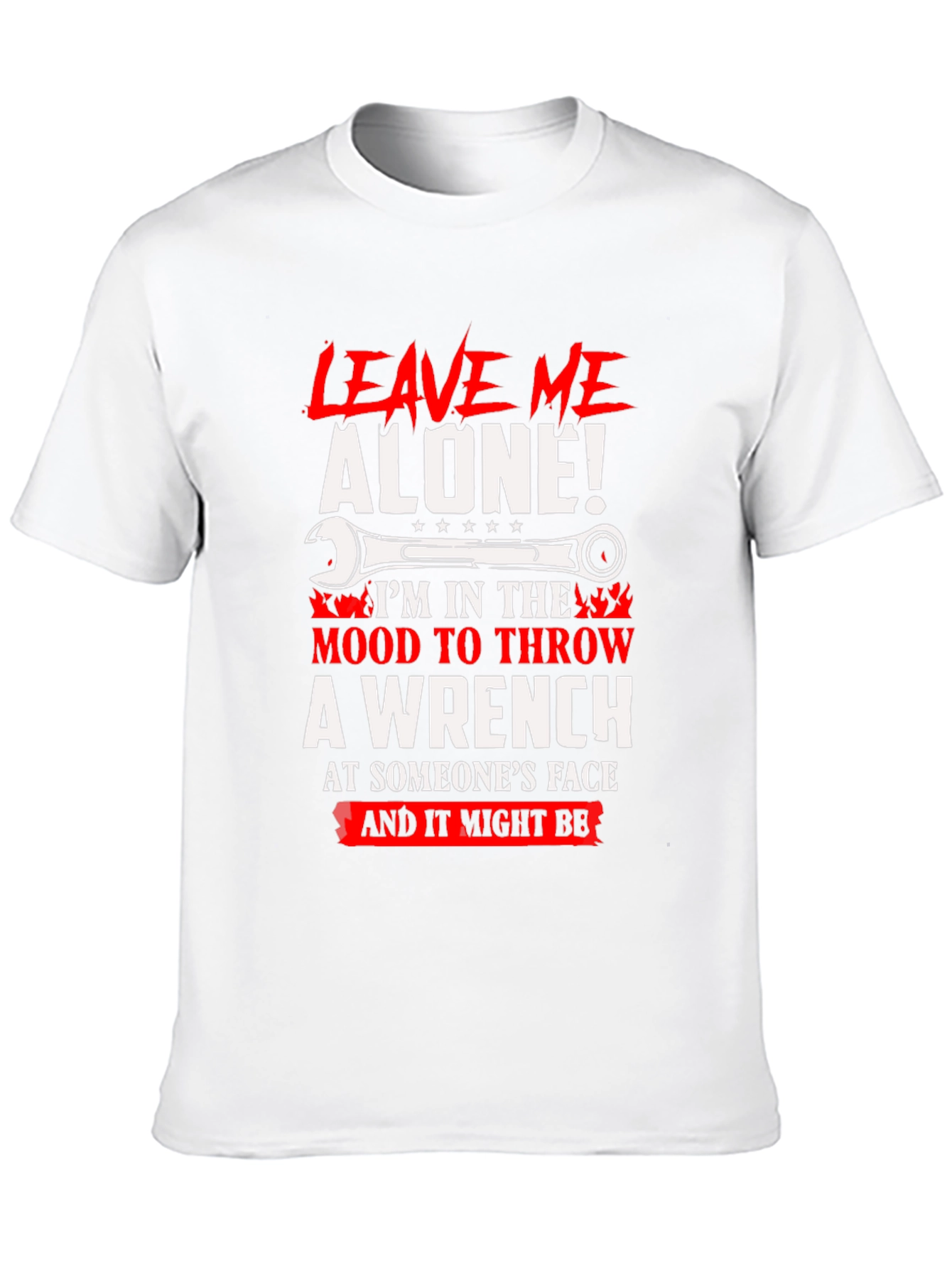Leave Me Alone Wrench Graphic Tee