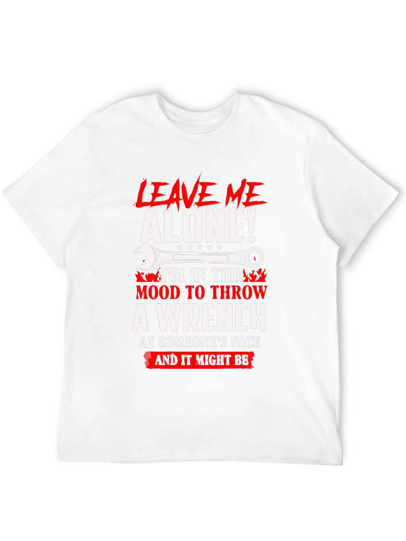 Leave Me Alone Wrench Graphic Tee