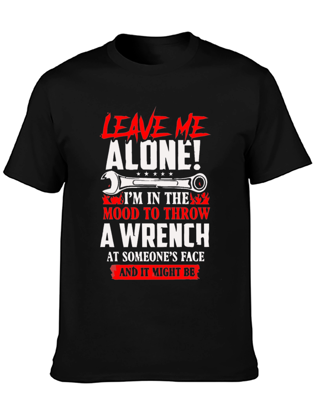 Leave Me Alone Wrench Graphic Tee