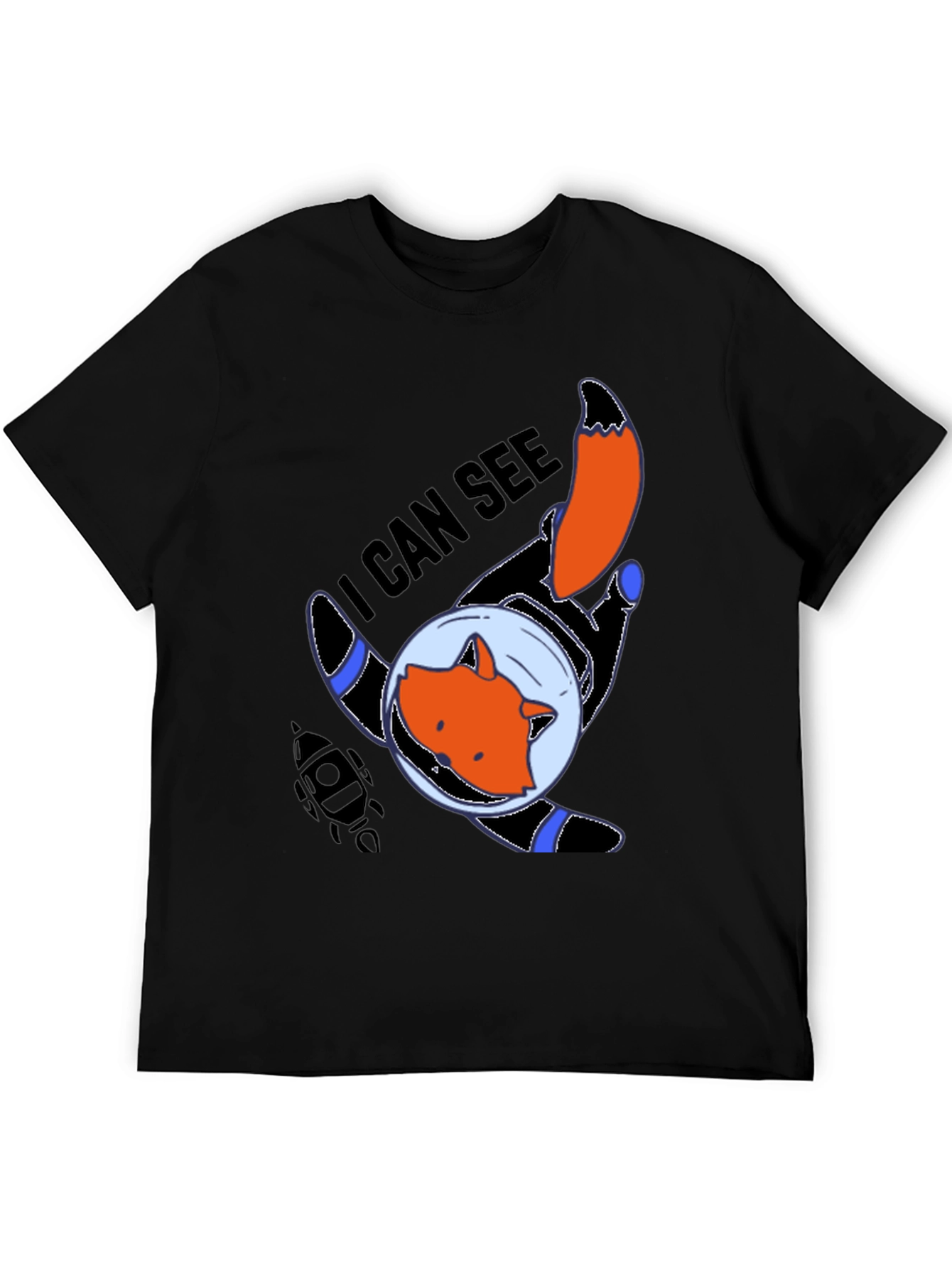 Space Fox T-Shirt - I Can See Graphic Tee