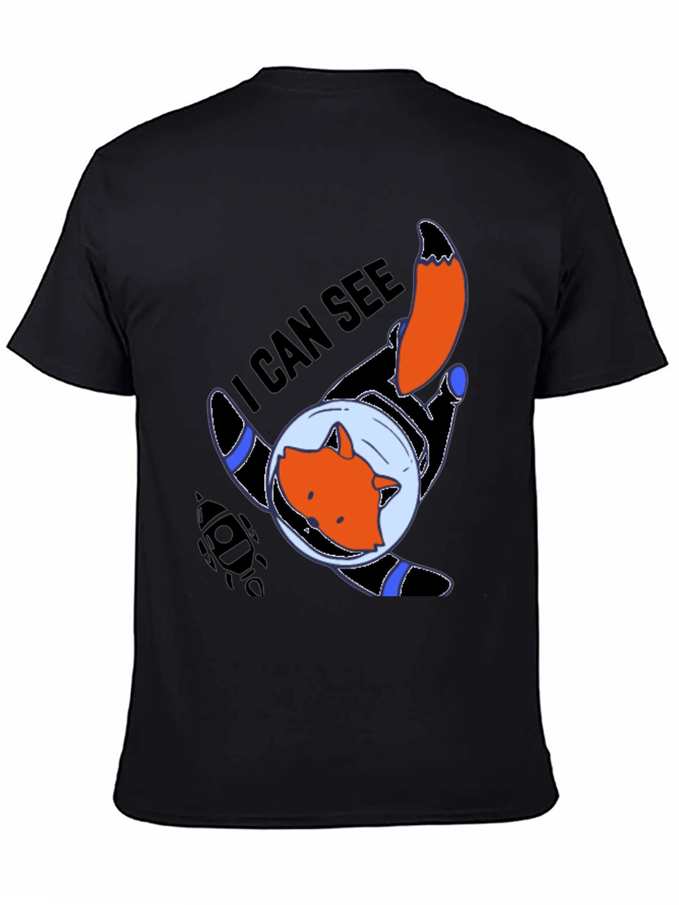 Space Fox T-Shirt - I Can See Graphic Tee