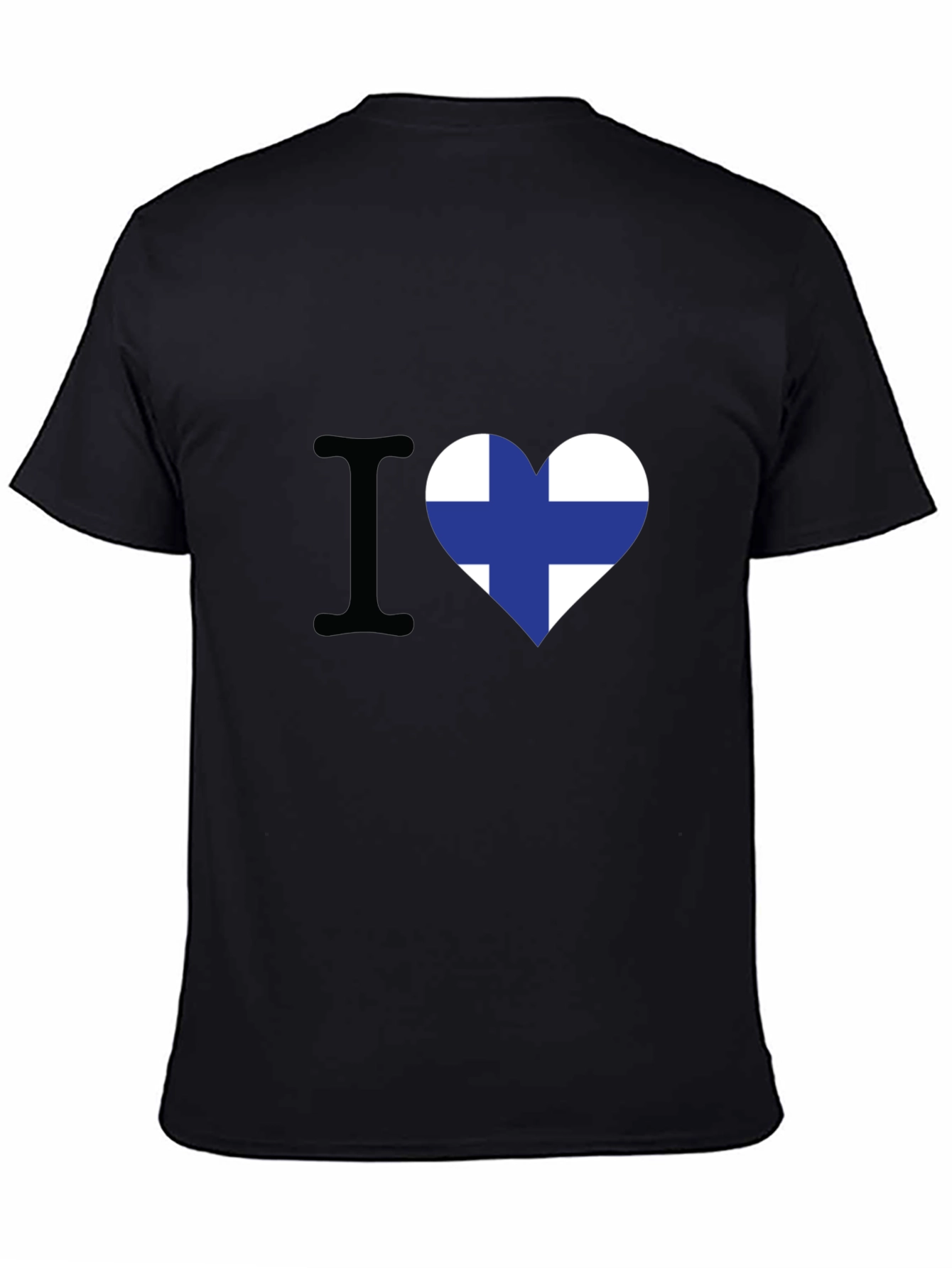 I Love Finland T-Shirt - Finnish Flag Heart Tee