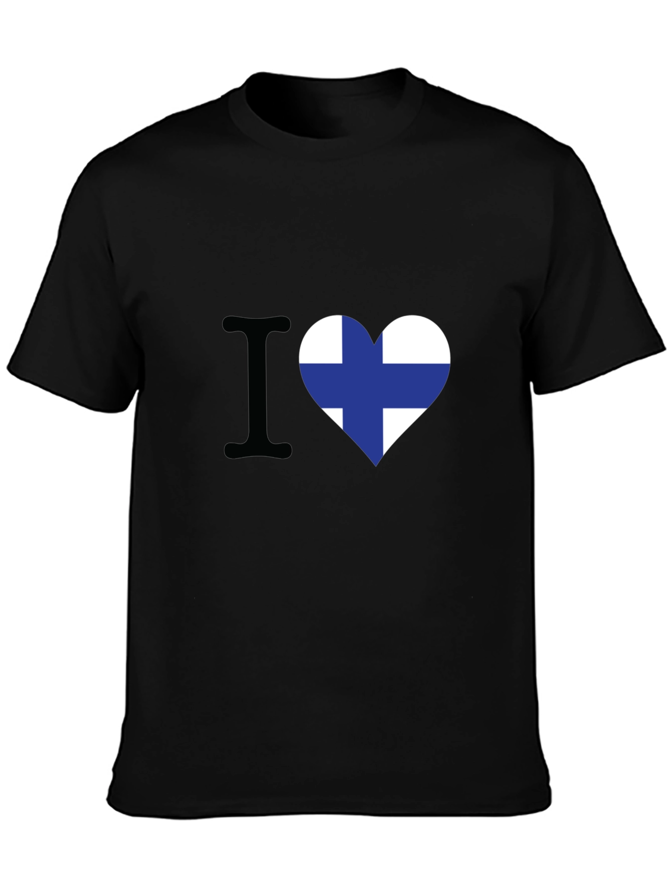 I Love Finland T-Shirt - Finnish Flag Heart Tee