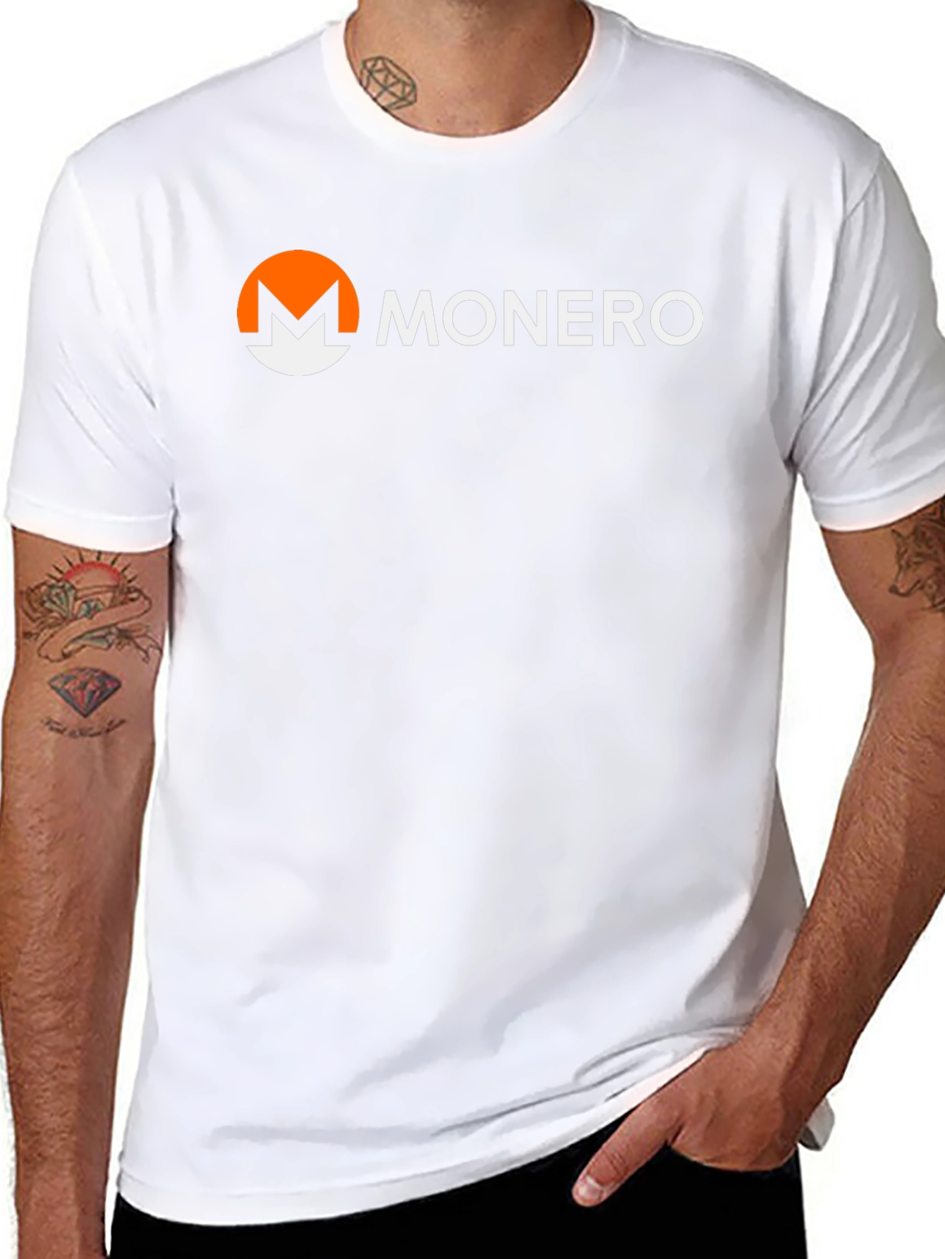 Monero Logo T-Shirt - Black Crypto Tee