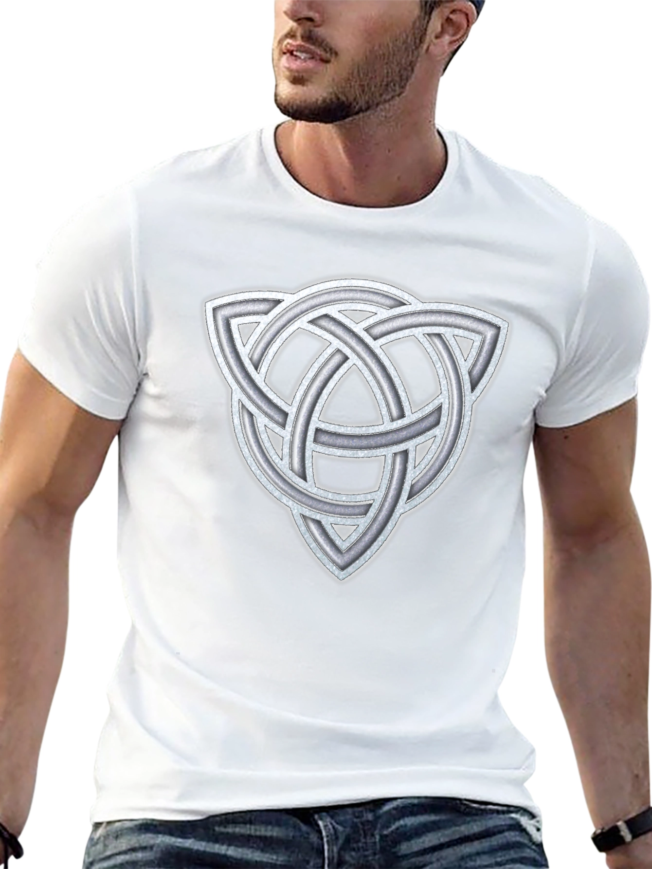 Celtic Knot Graphic Tee - Classic Black T-Shirt