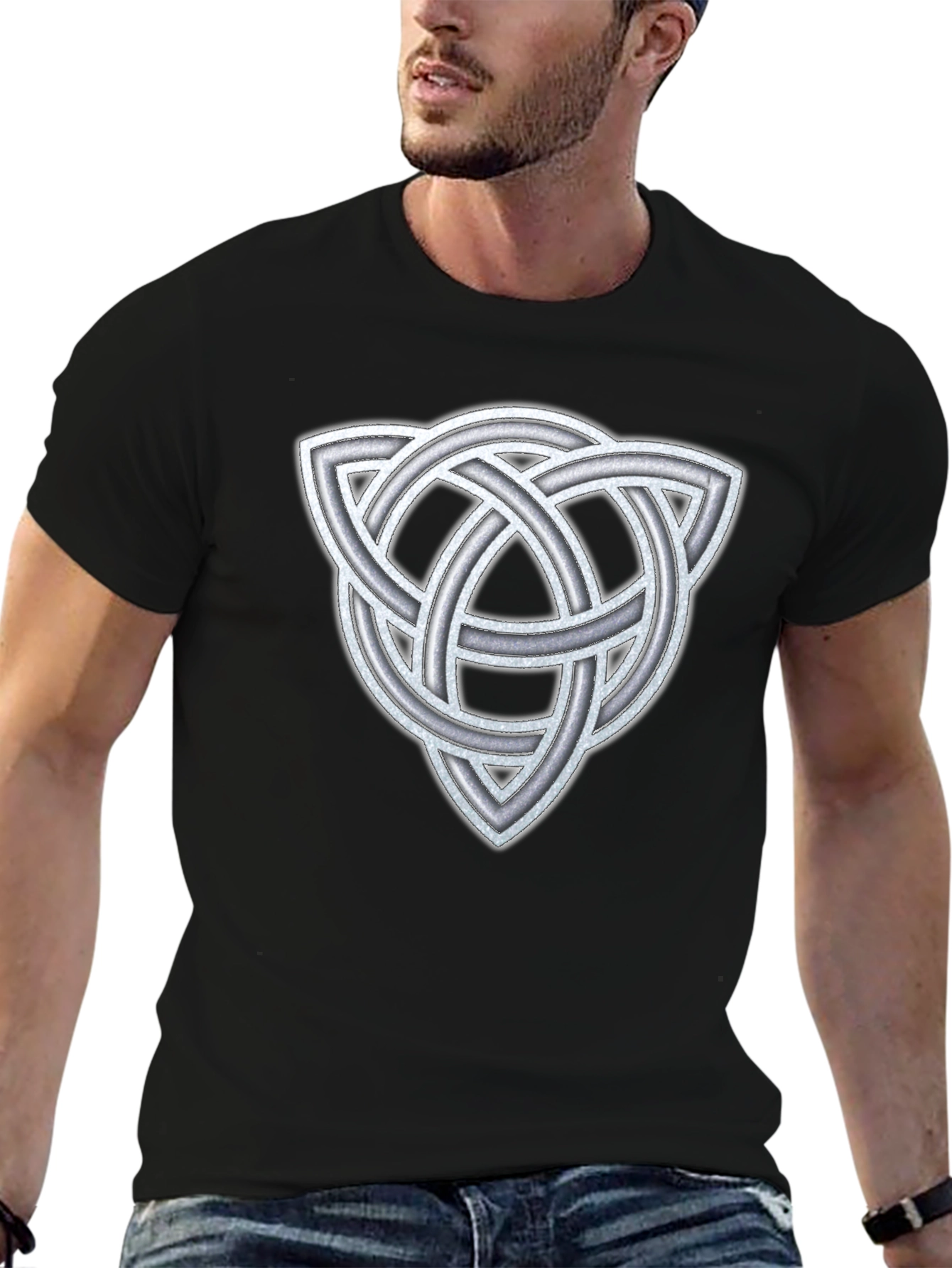 Celtic Knot Graphic Tee - Classic Black T-Shirt