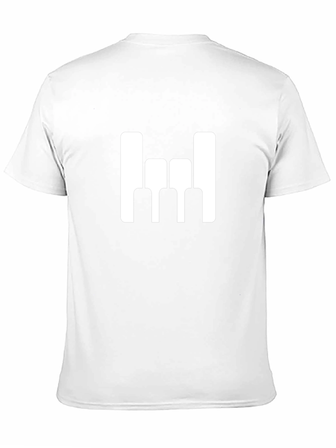 Modern Minimalist Graphic Tee - Black