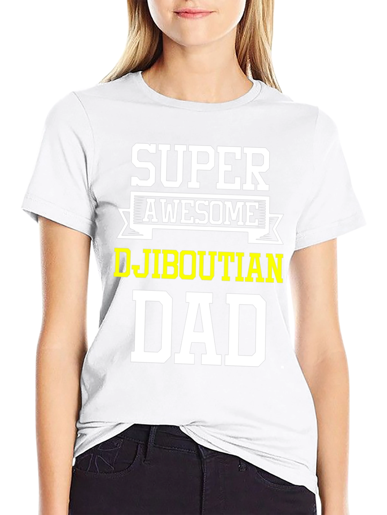 Super Awesome Djiboutian Dad T-Shirt