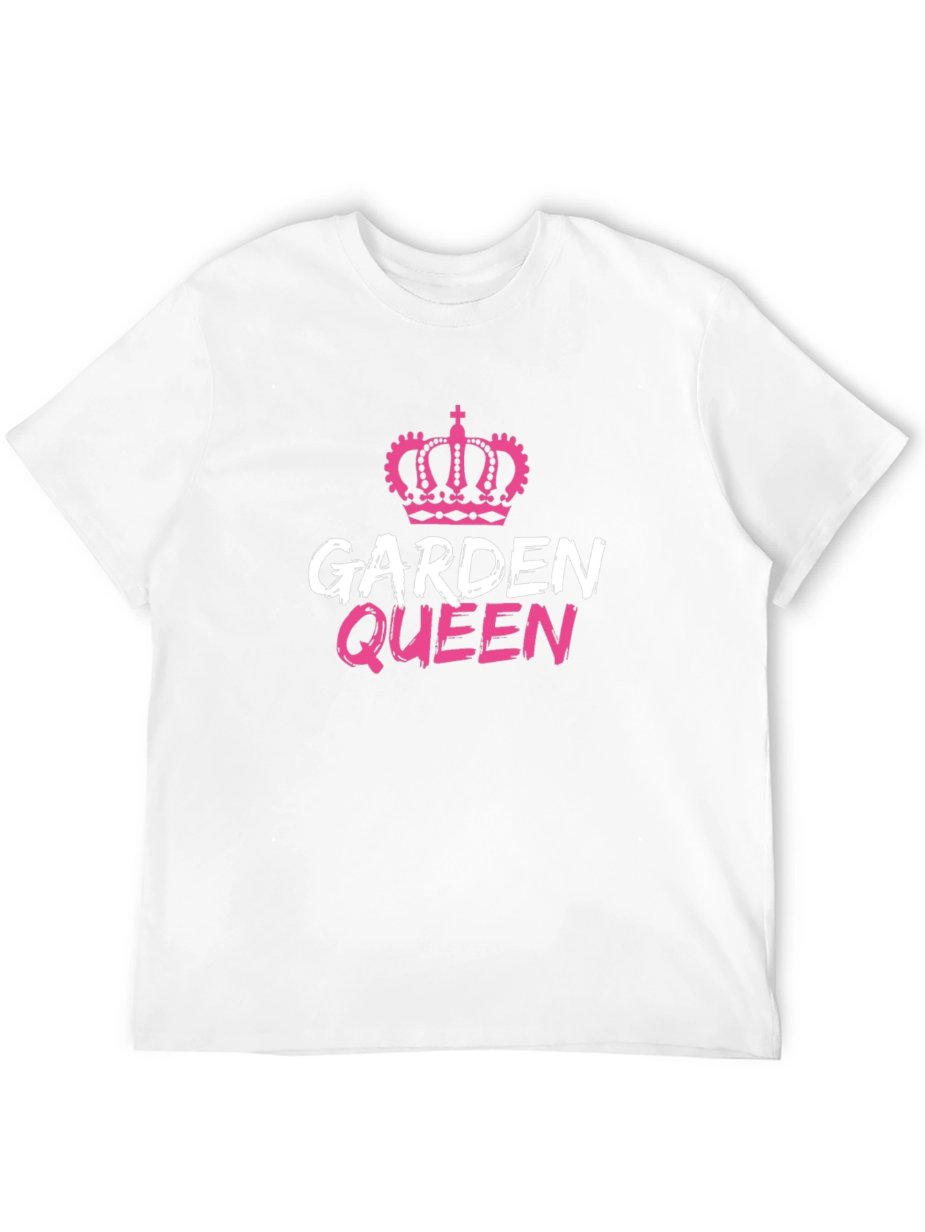 Garden Queen Graphic Tee - Black Cotton T-Shirt