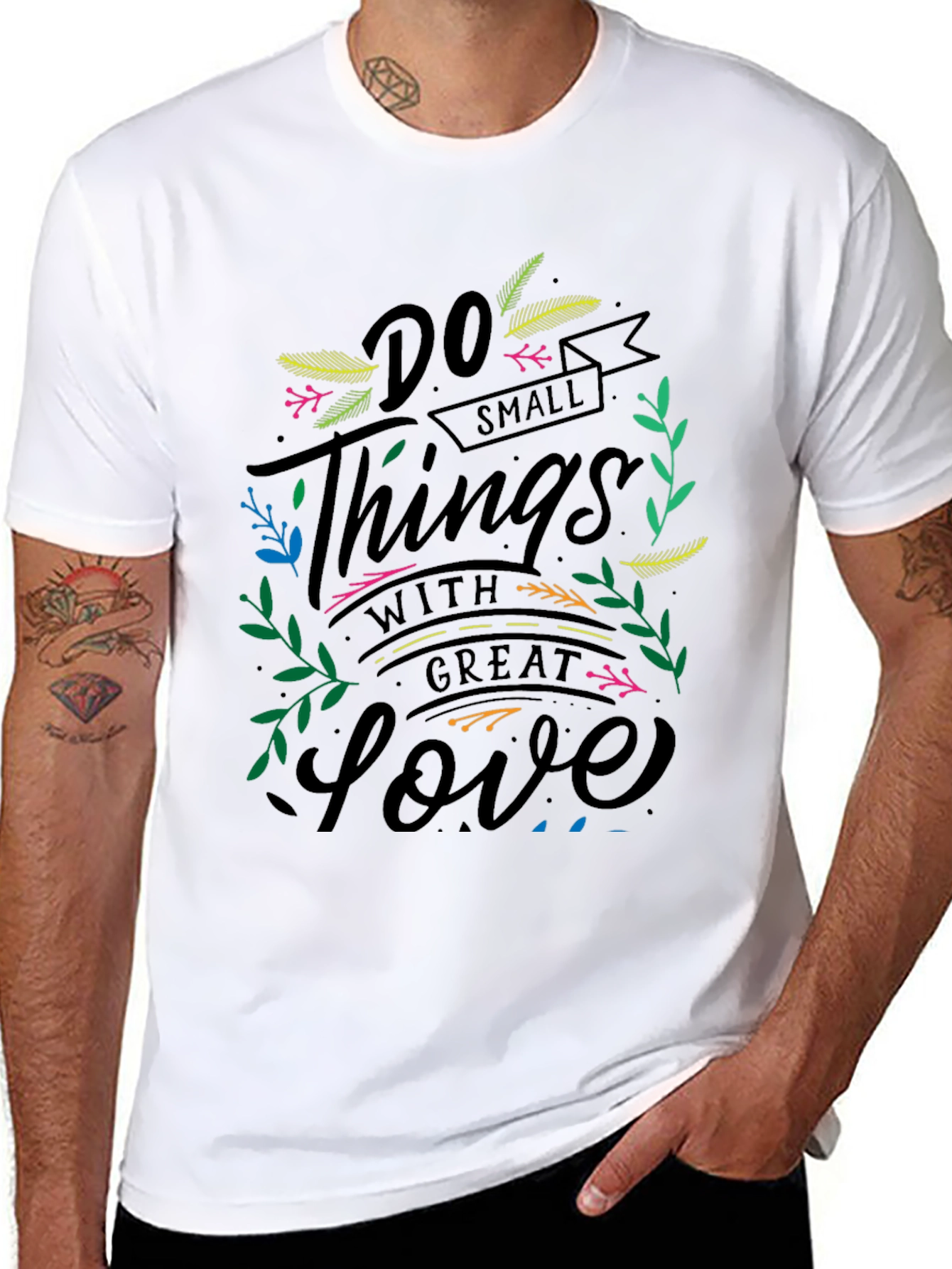Do Small Things with Great Love Black T-Shirt