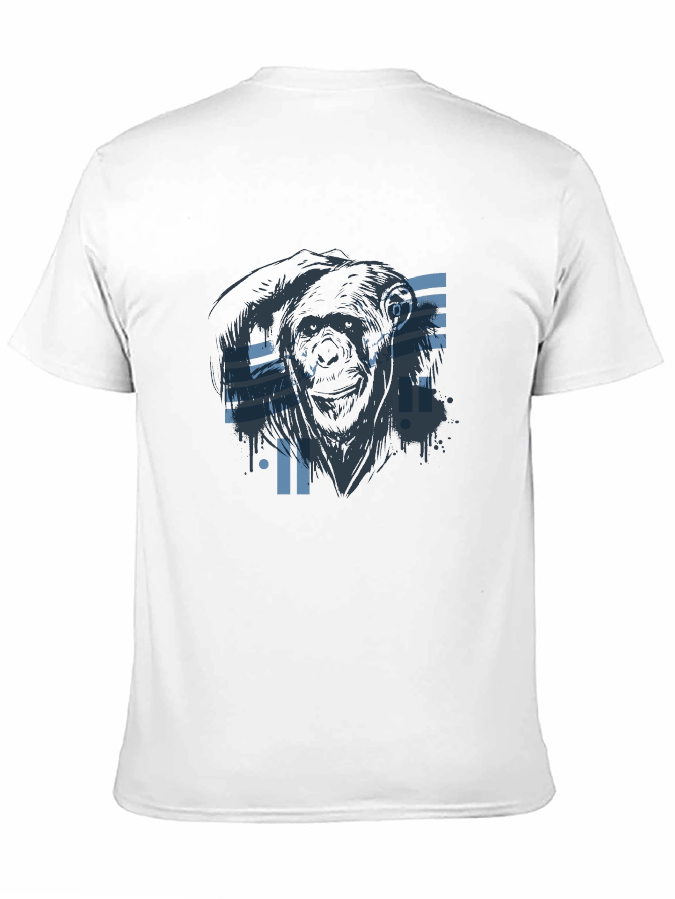Cyber Gorilla Black T-Shirt - Cool Graphic Tee