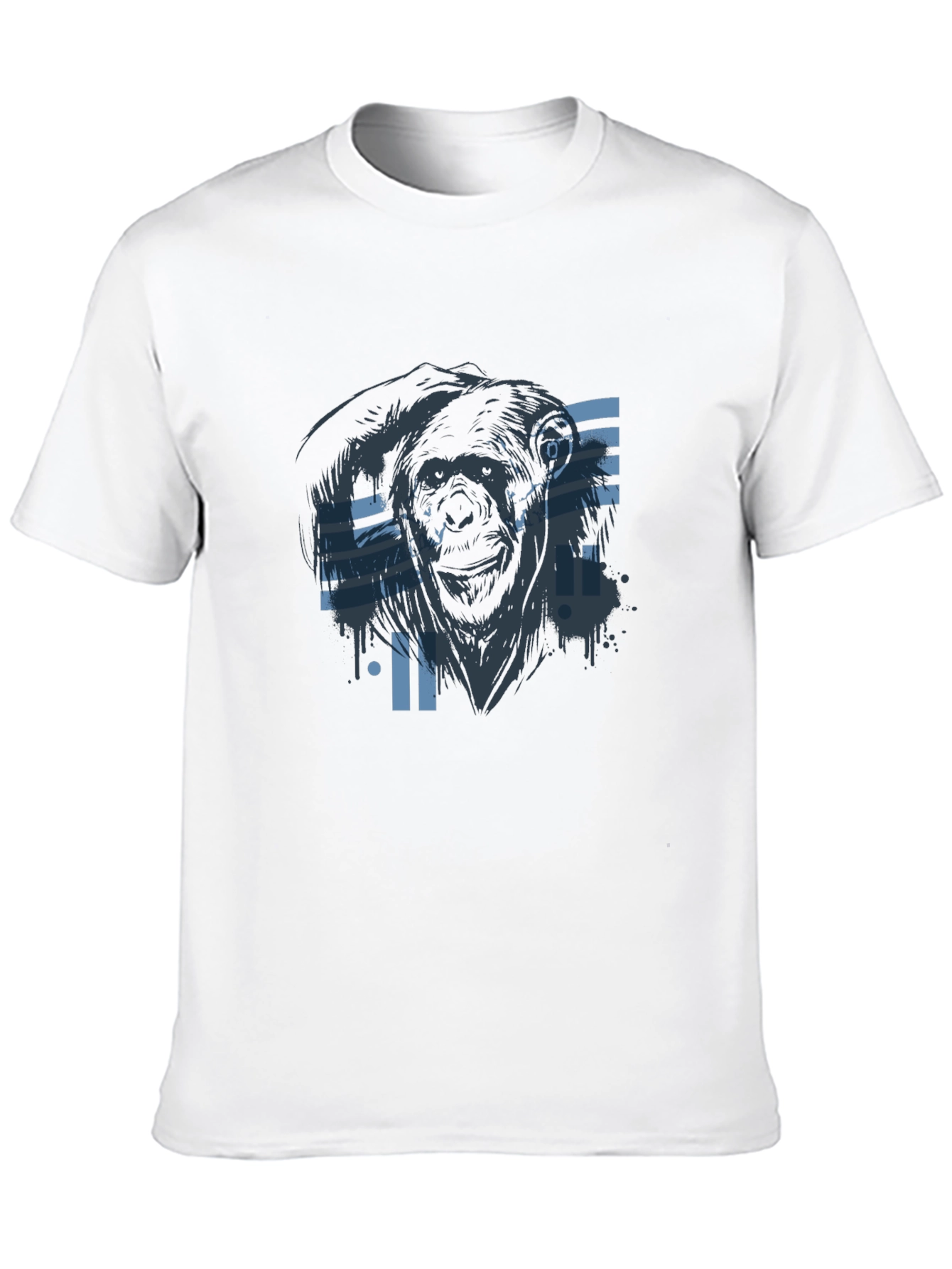 Cyber Gorilla Black T-Shirt - Cool Graphic Tee