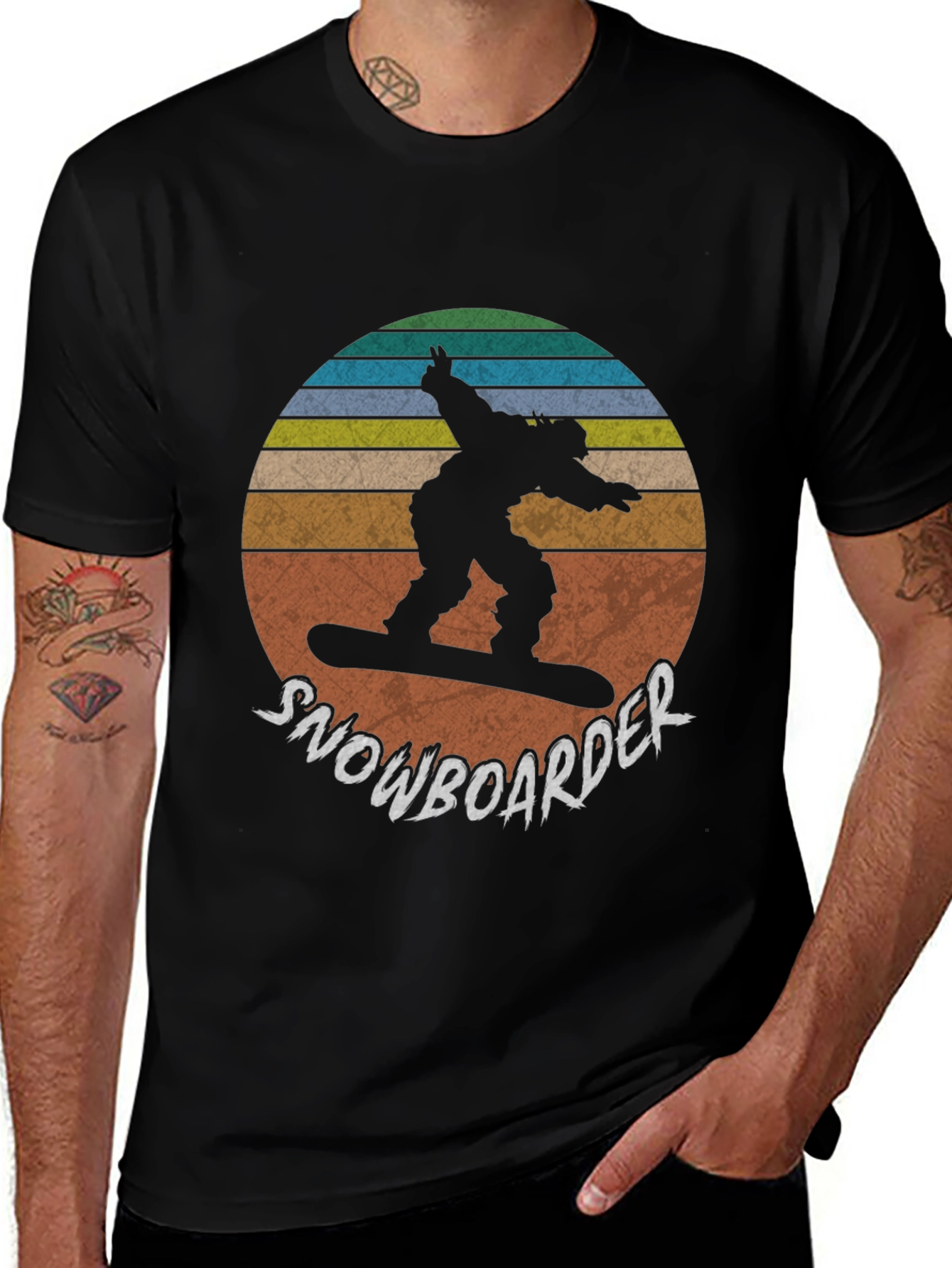 Vintage Snowboarder T-Shirt