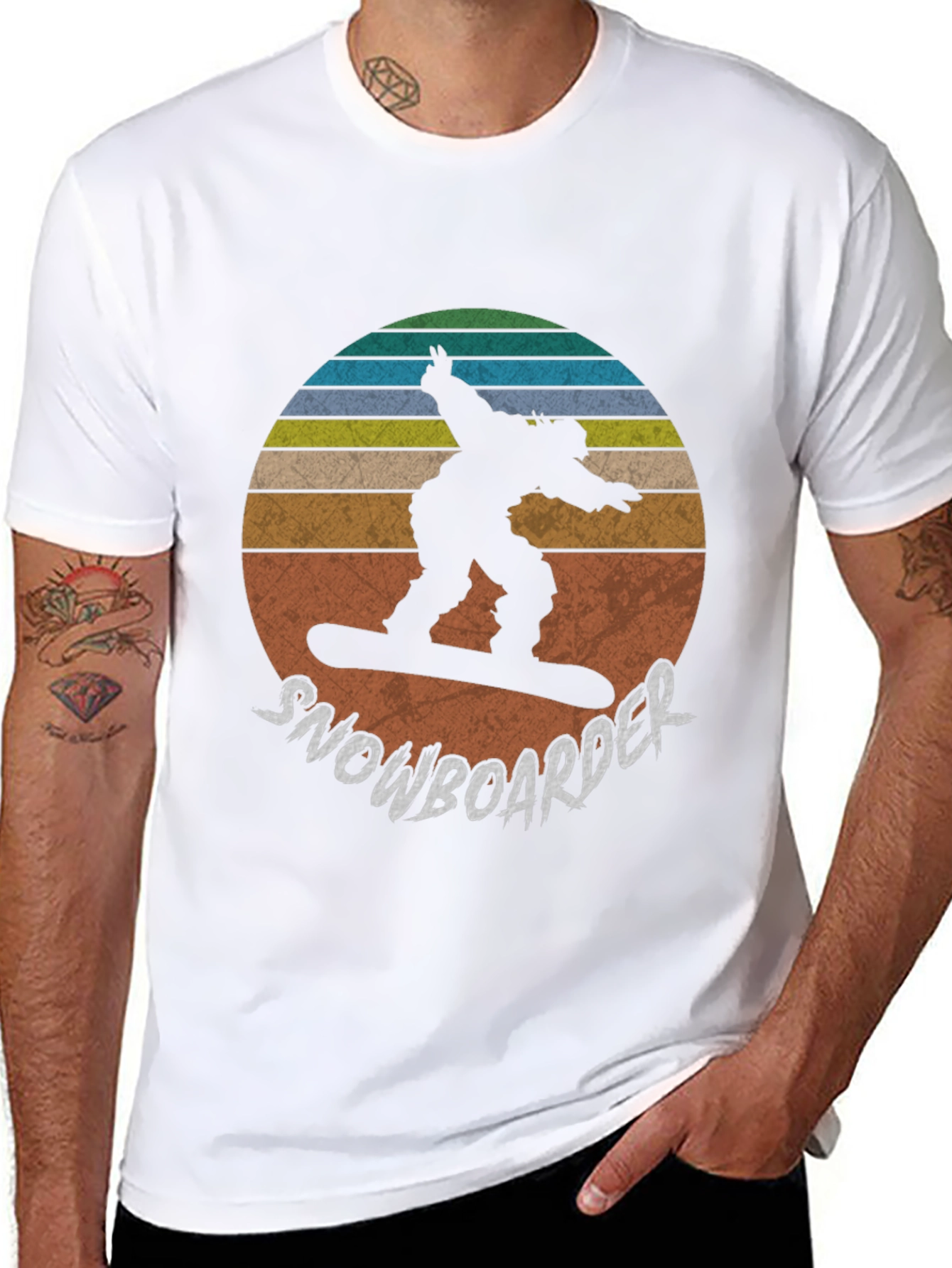 Vintage Snowboarder T-Shirt