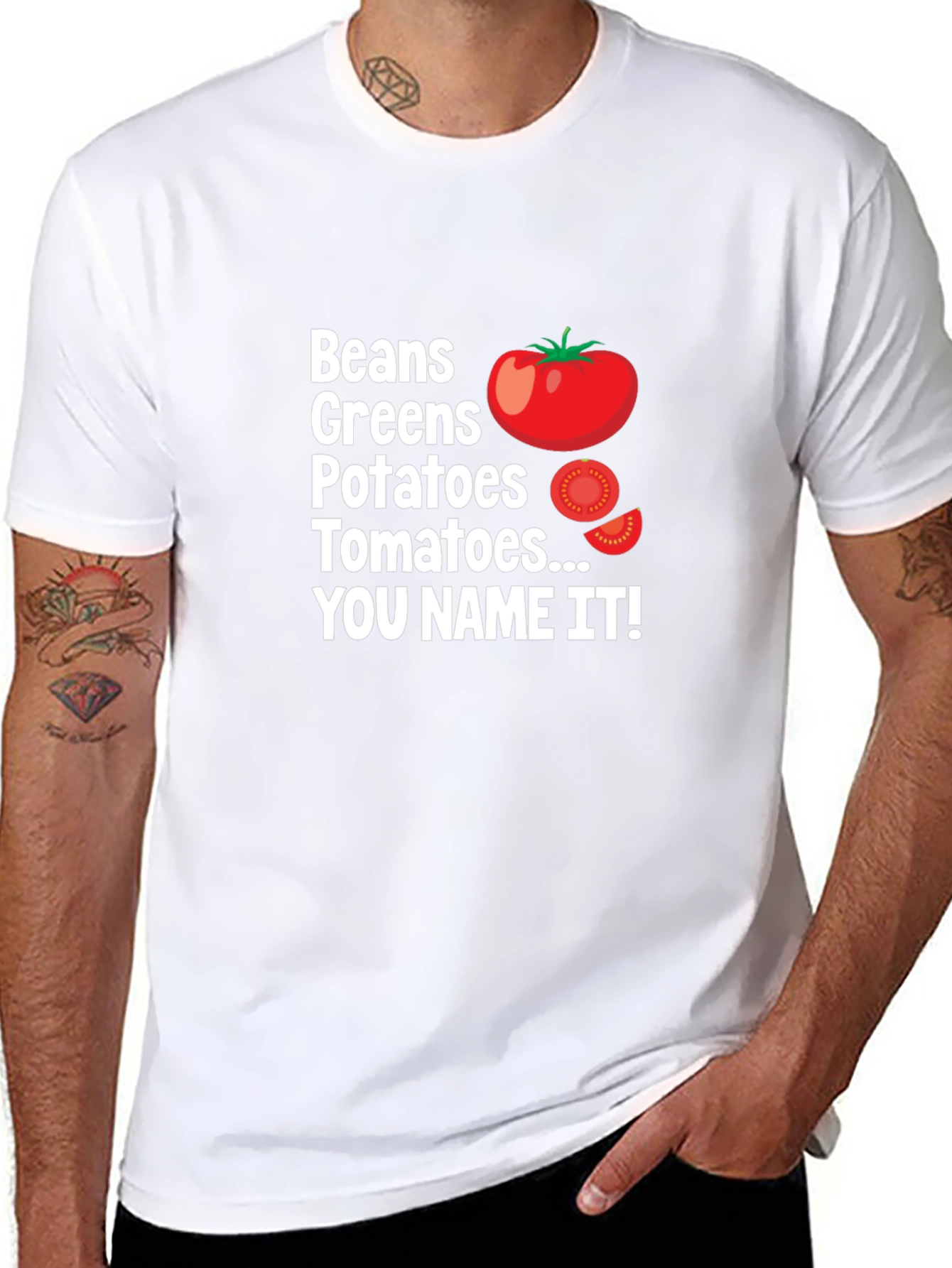 Beans Greens Potatoes Tomatoes T-Shirt