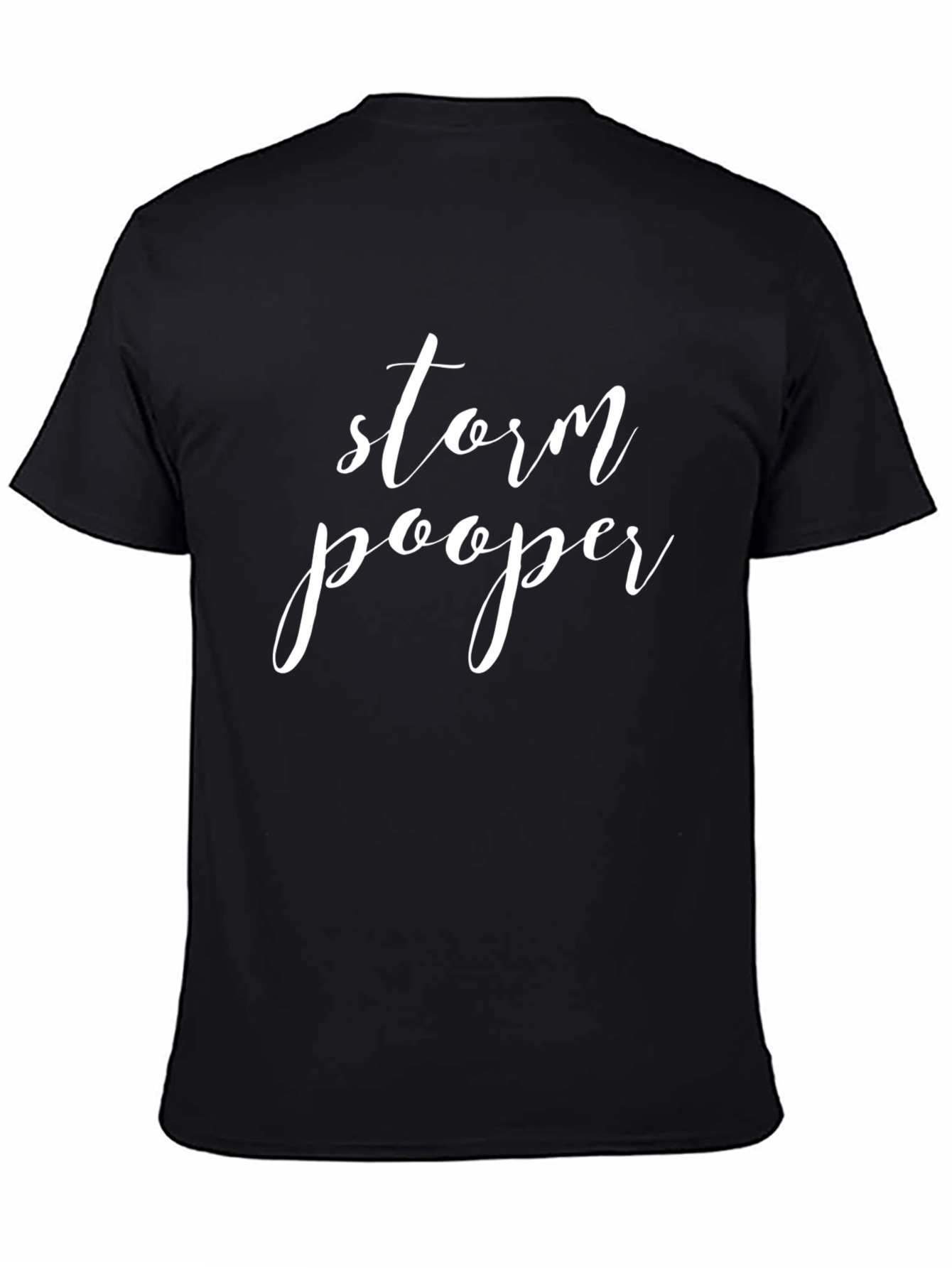 Storm Pooper Graphic T-Shirt - Black