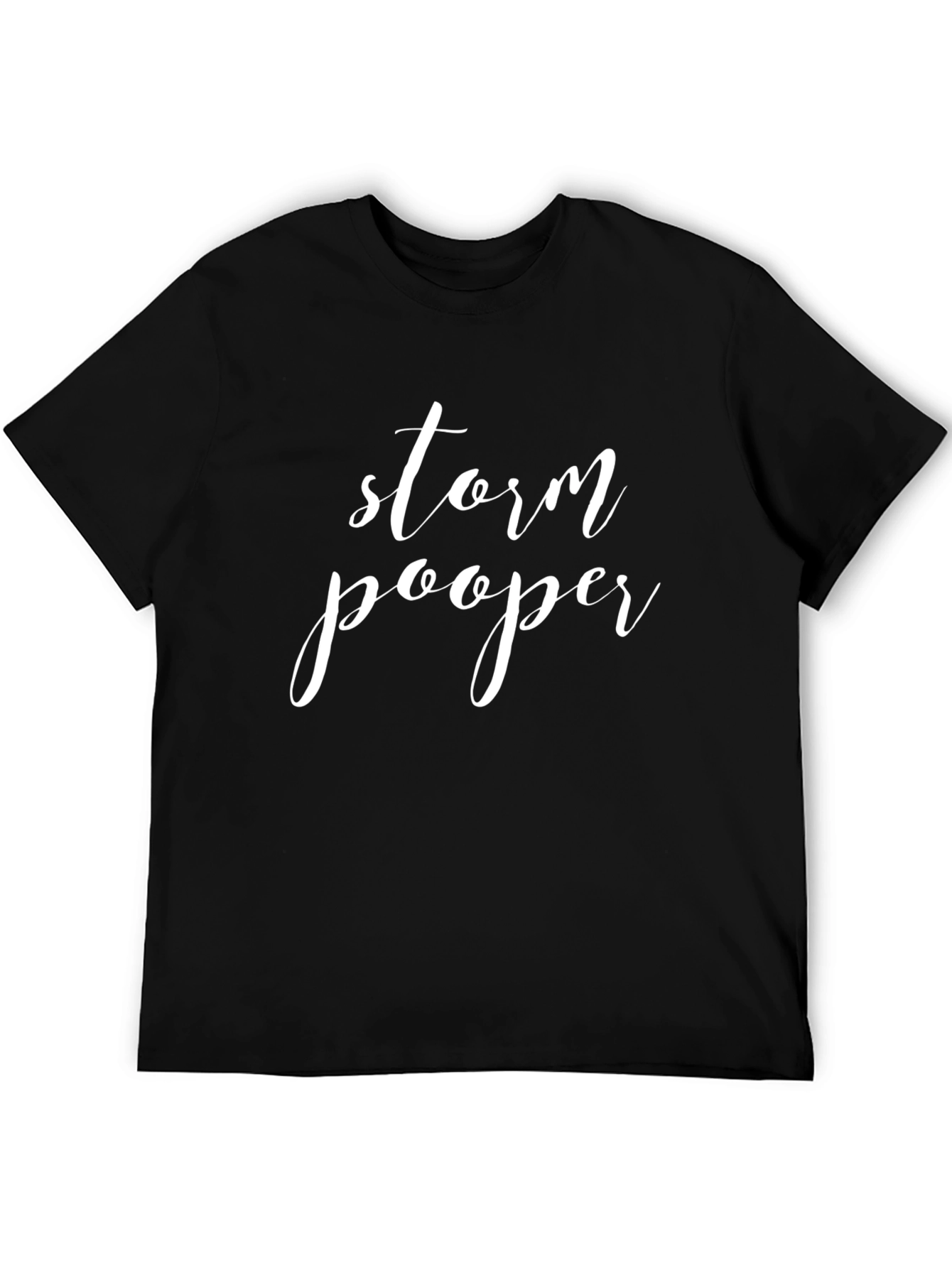 Storm Pooper Graphic T-Shirt - Black