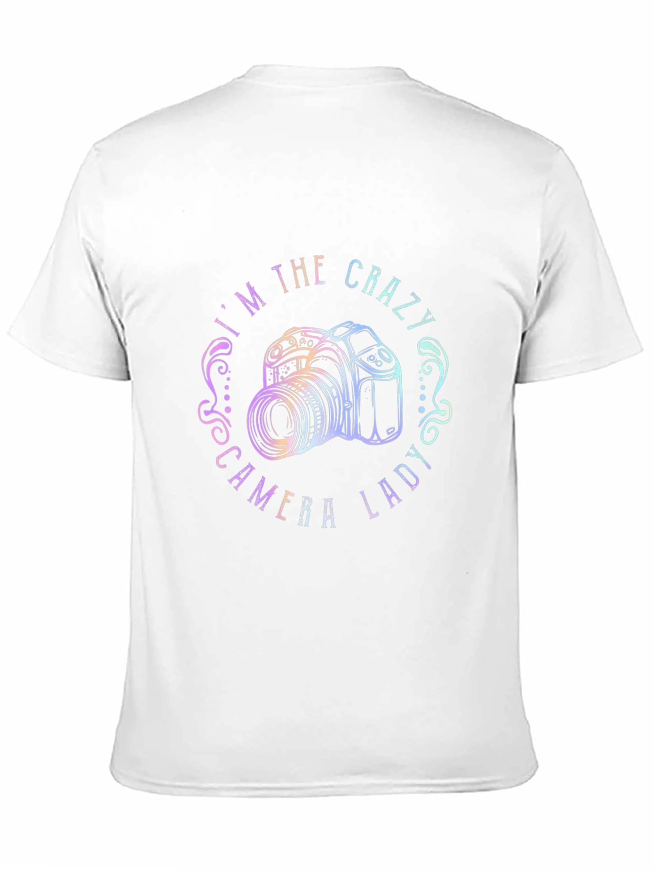 Crazy Camera Lady T-Shirt - Photographer Gift