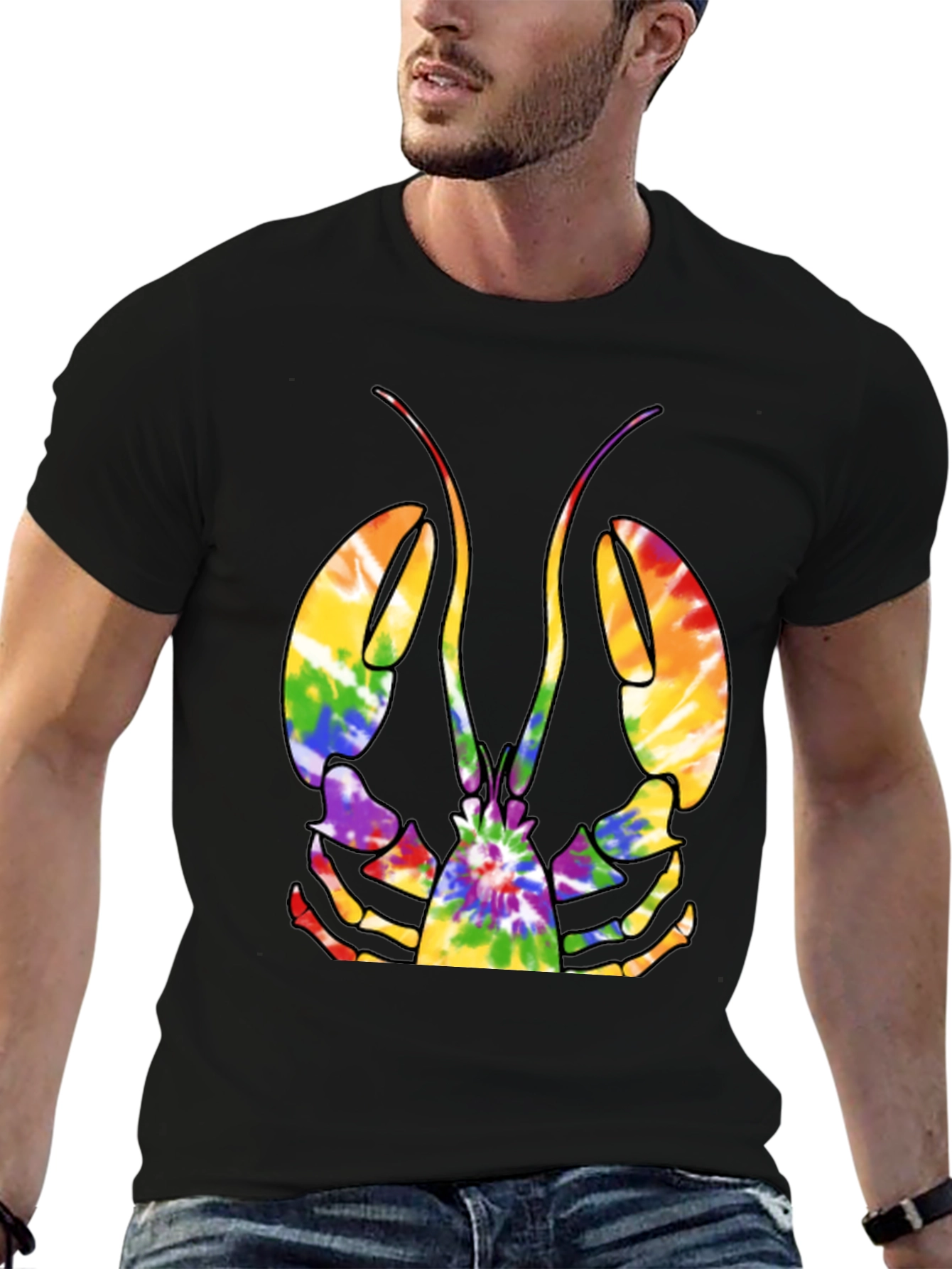 Tie-Dye Lobster Graphic Tee