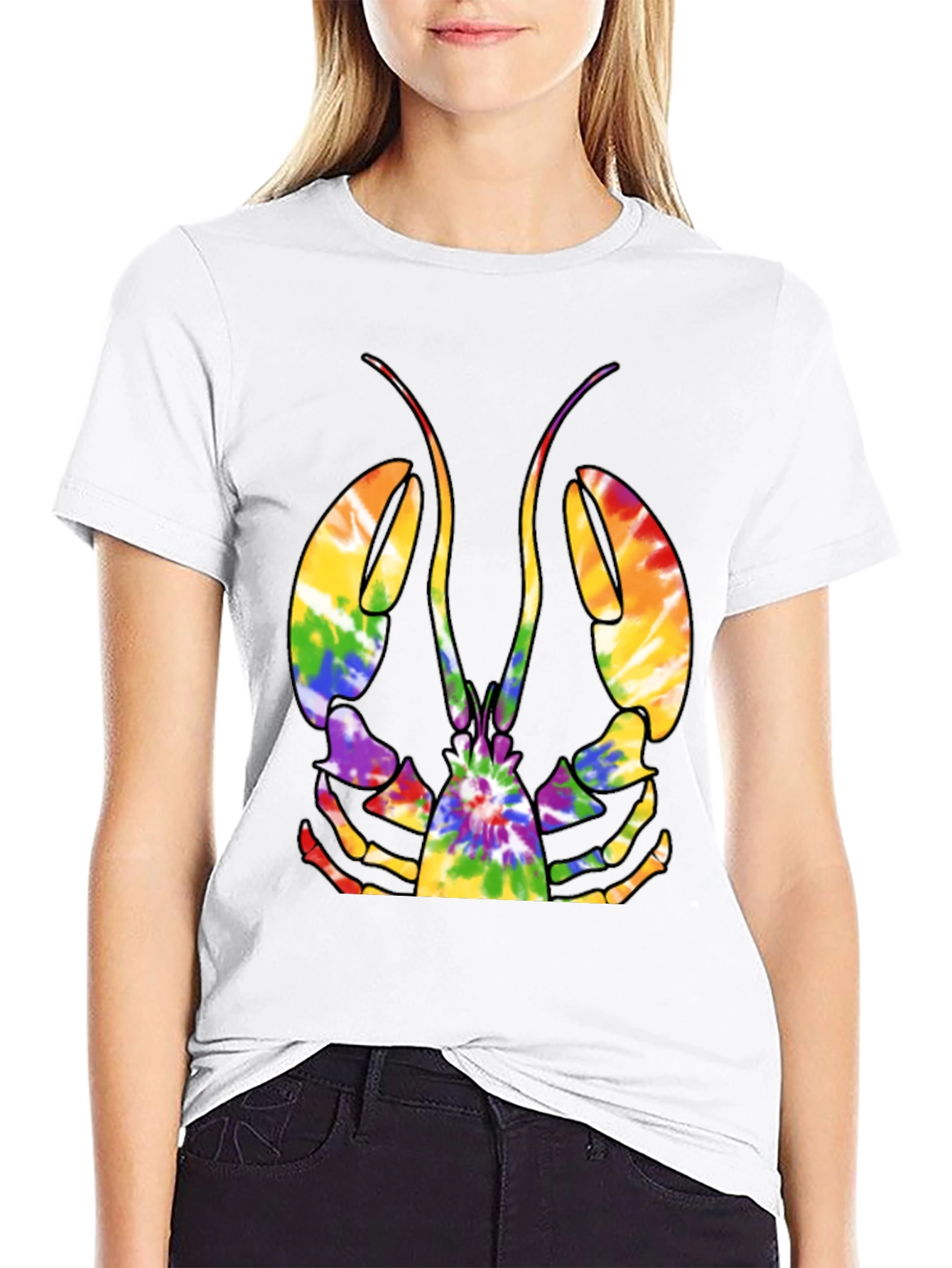 Tie-Dye Lobster Graphic Tee