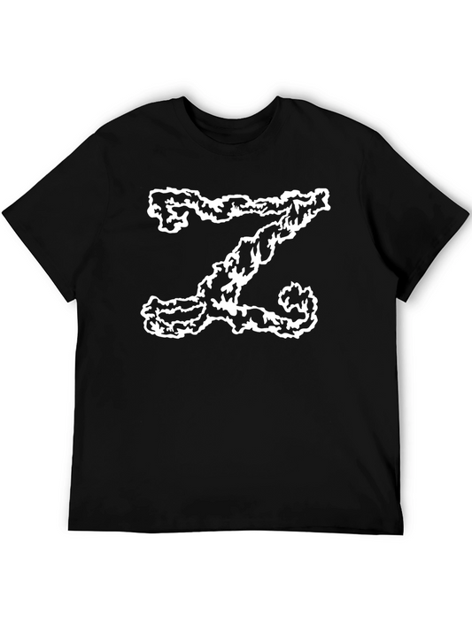 Abstract Letter Z Graphic T-Shirt