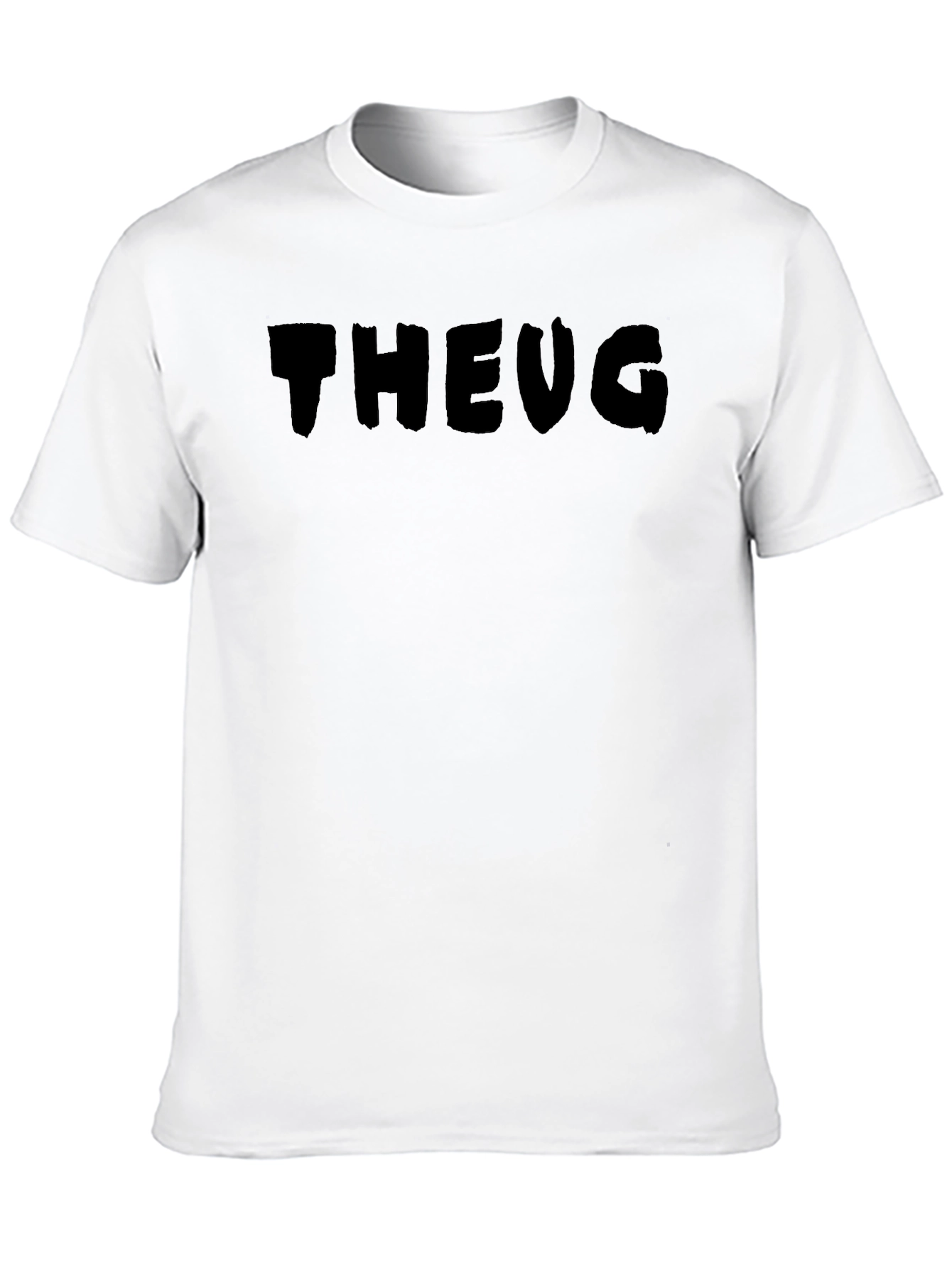 Mens Black THEUG Graphic T-Shirt