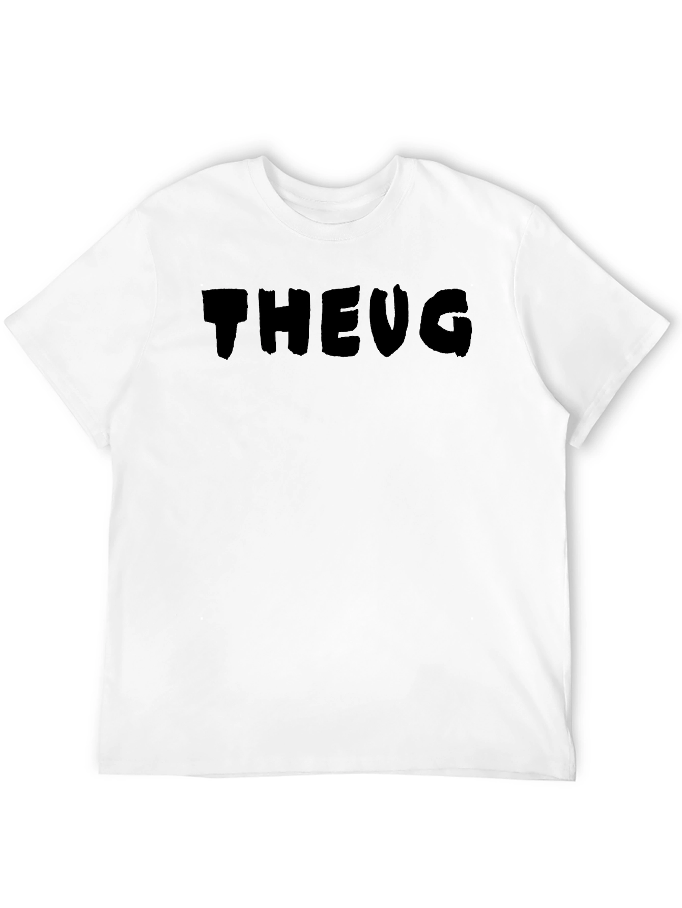 Mens Black THEUG Graphic T-Shirt