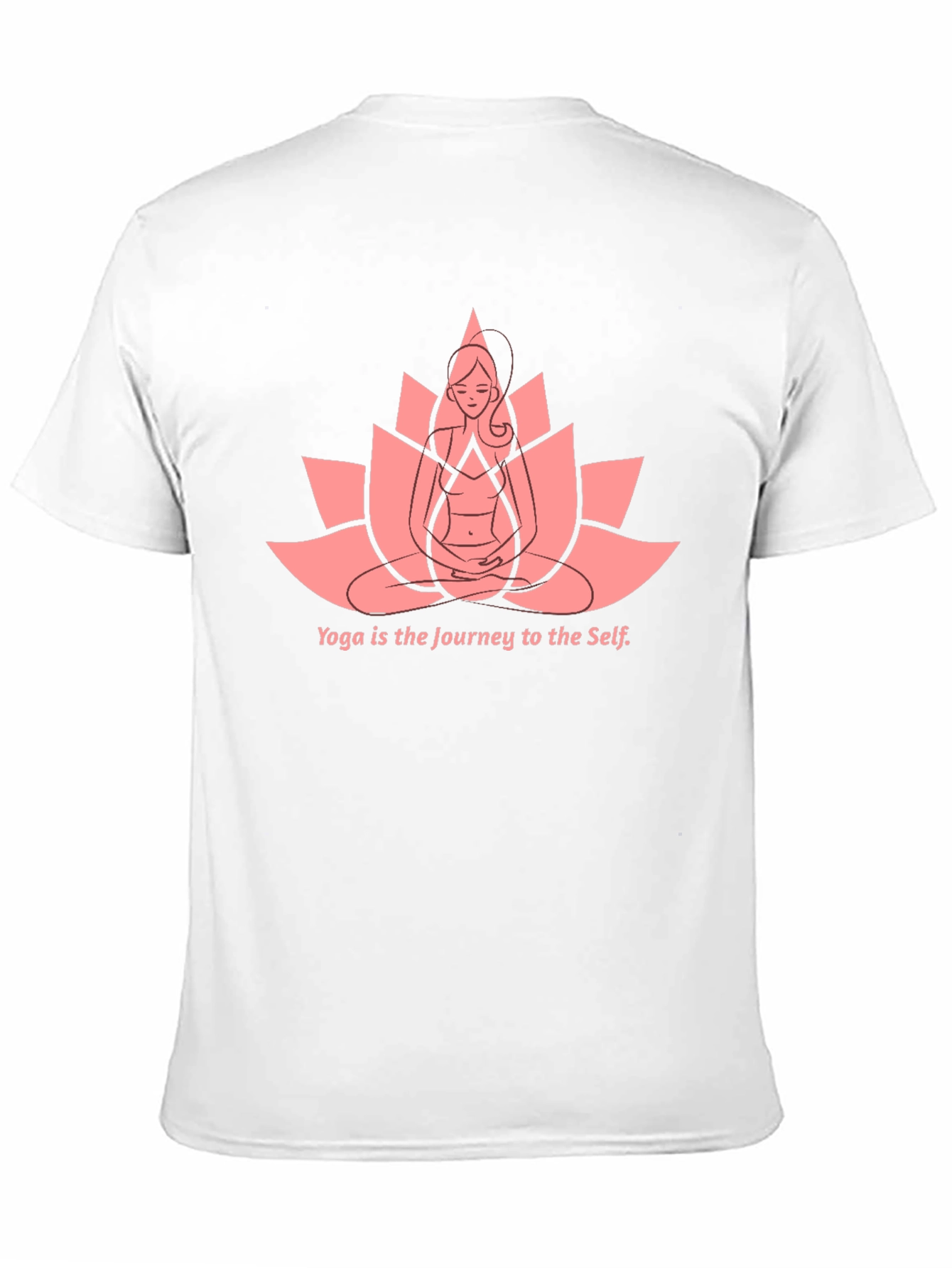Yoga Journey Graphic Tee - Black