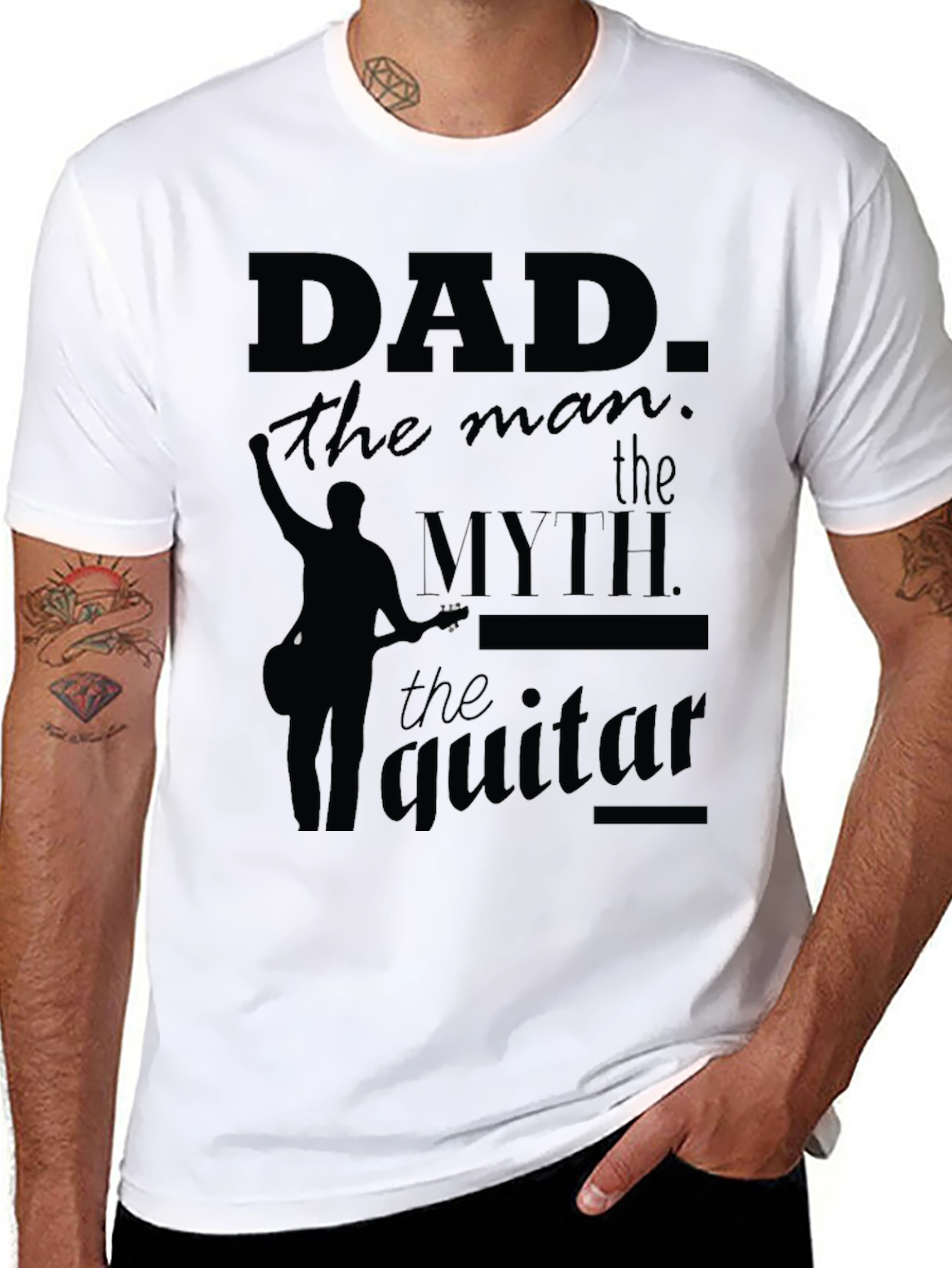 Dad: The Man The Myth The Guitar T-Shirt